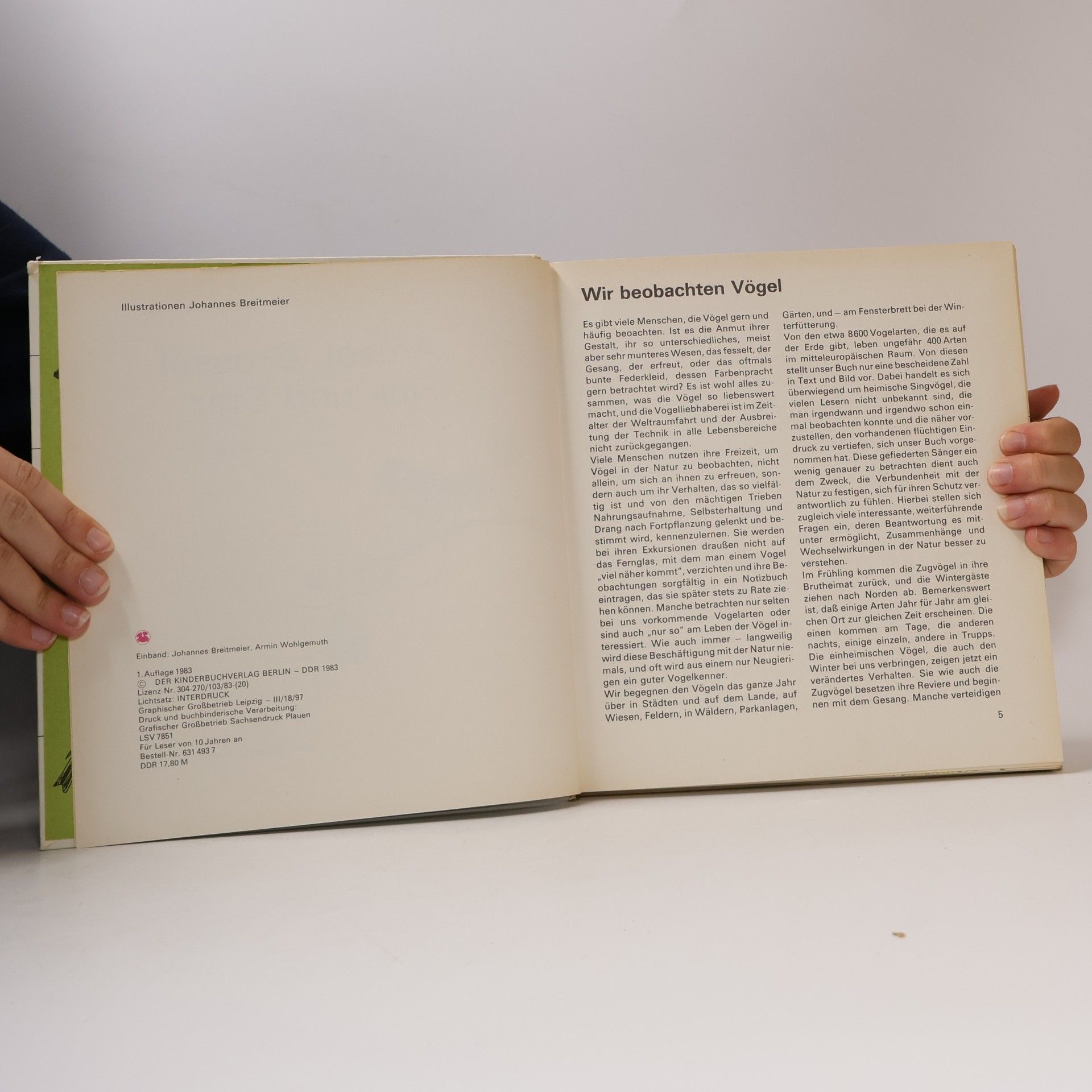 Johannes Breitmeier Amsel, Drossel, Fink und Star