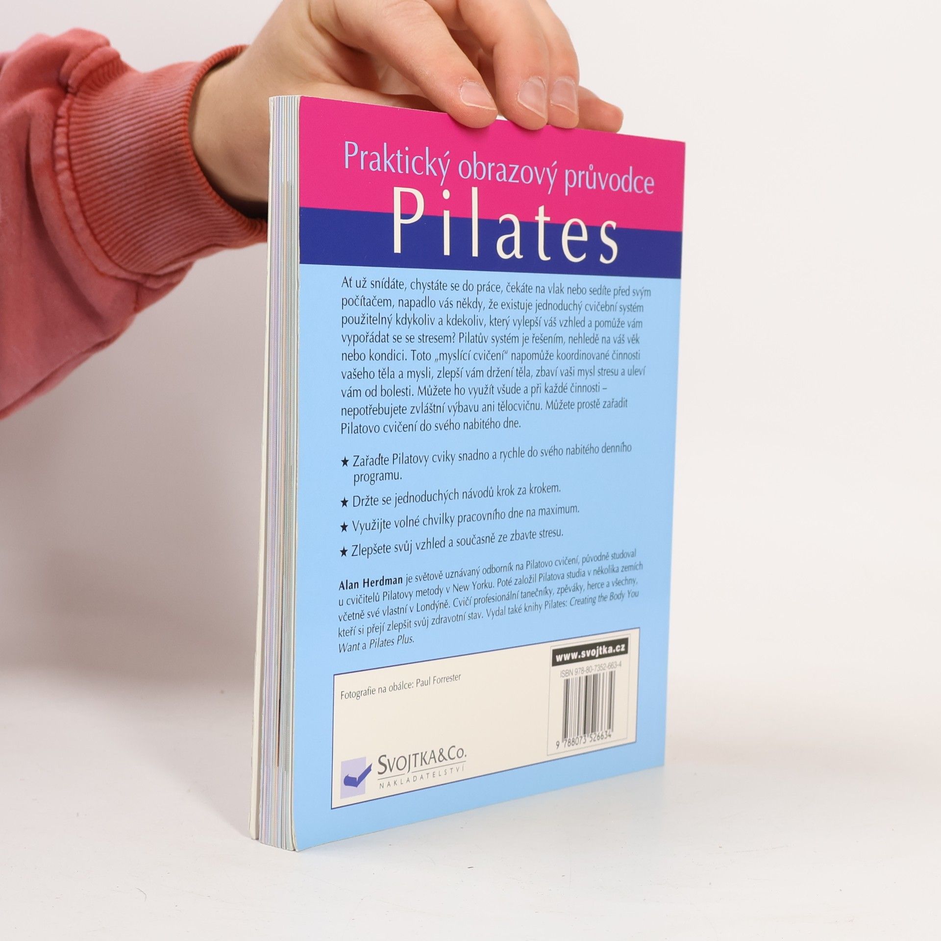 Alan Herdman Pilates praktický obrazový průvodce