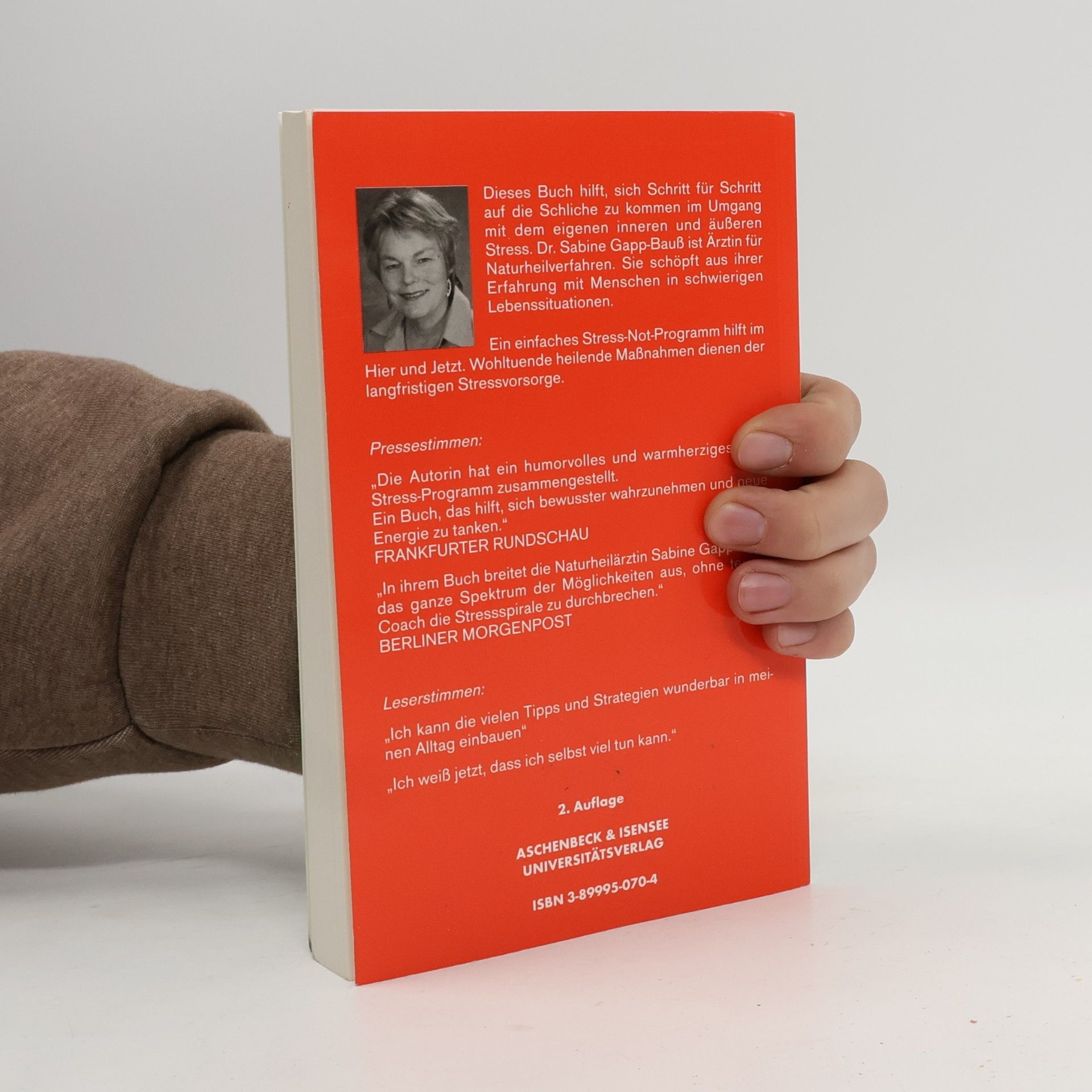 Sabine Gapp Bauß Stressmanagement