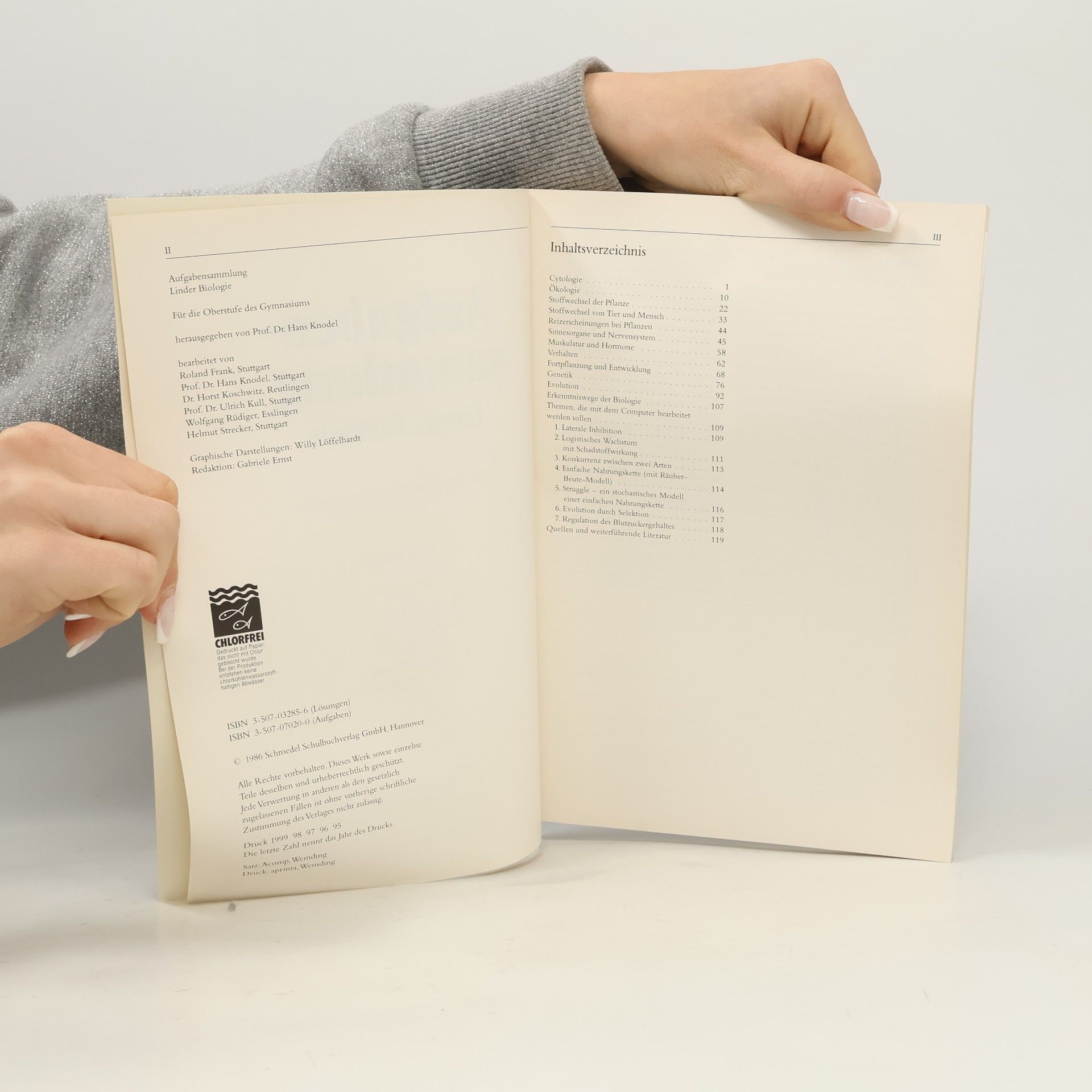Roland Frank Linder Biologie II: Aufgabensammlung für die Oberstufe des Gymnasiums