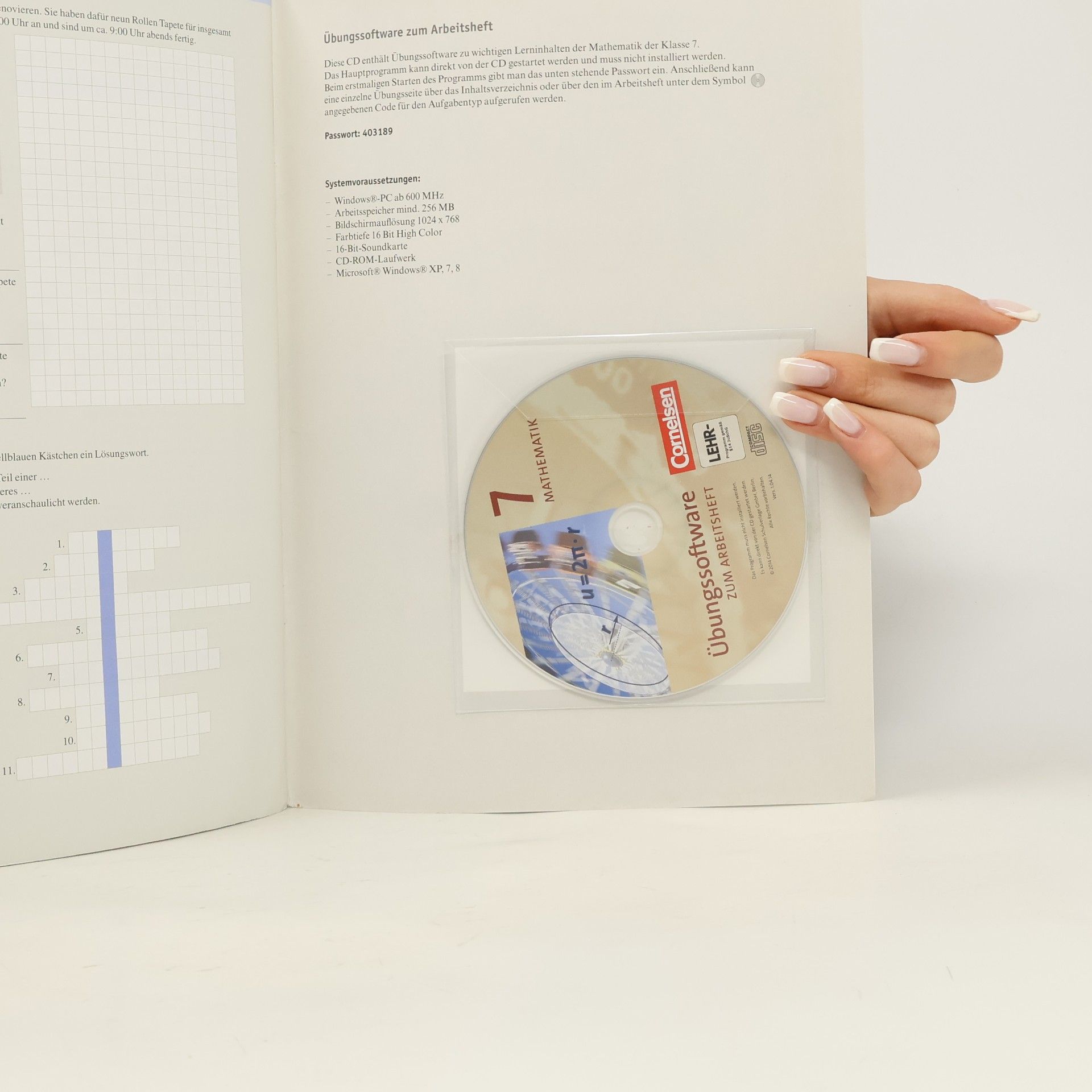 Anne-Kristina Durstewitz Fundamente der Mathematik 7. Schuljahr. Arbeitsheft mit eingelegten Lösungen und CD-ROM. Gymnasium Nordrhein-Westfalen