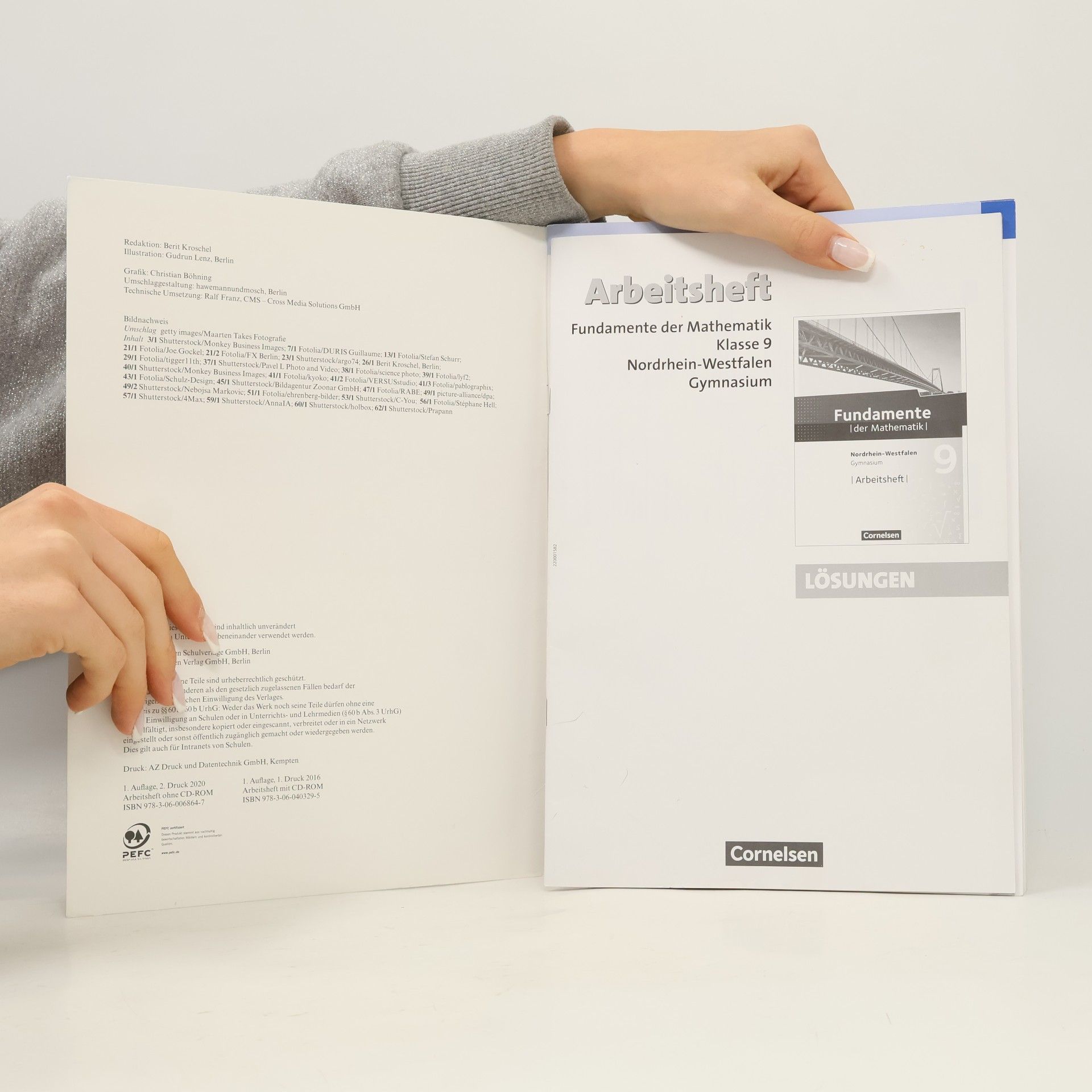 Fundamente der Mathematik 9. Schuljahr. Arbeitsheft Gymnasium Nordrhein-Westfalen