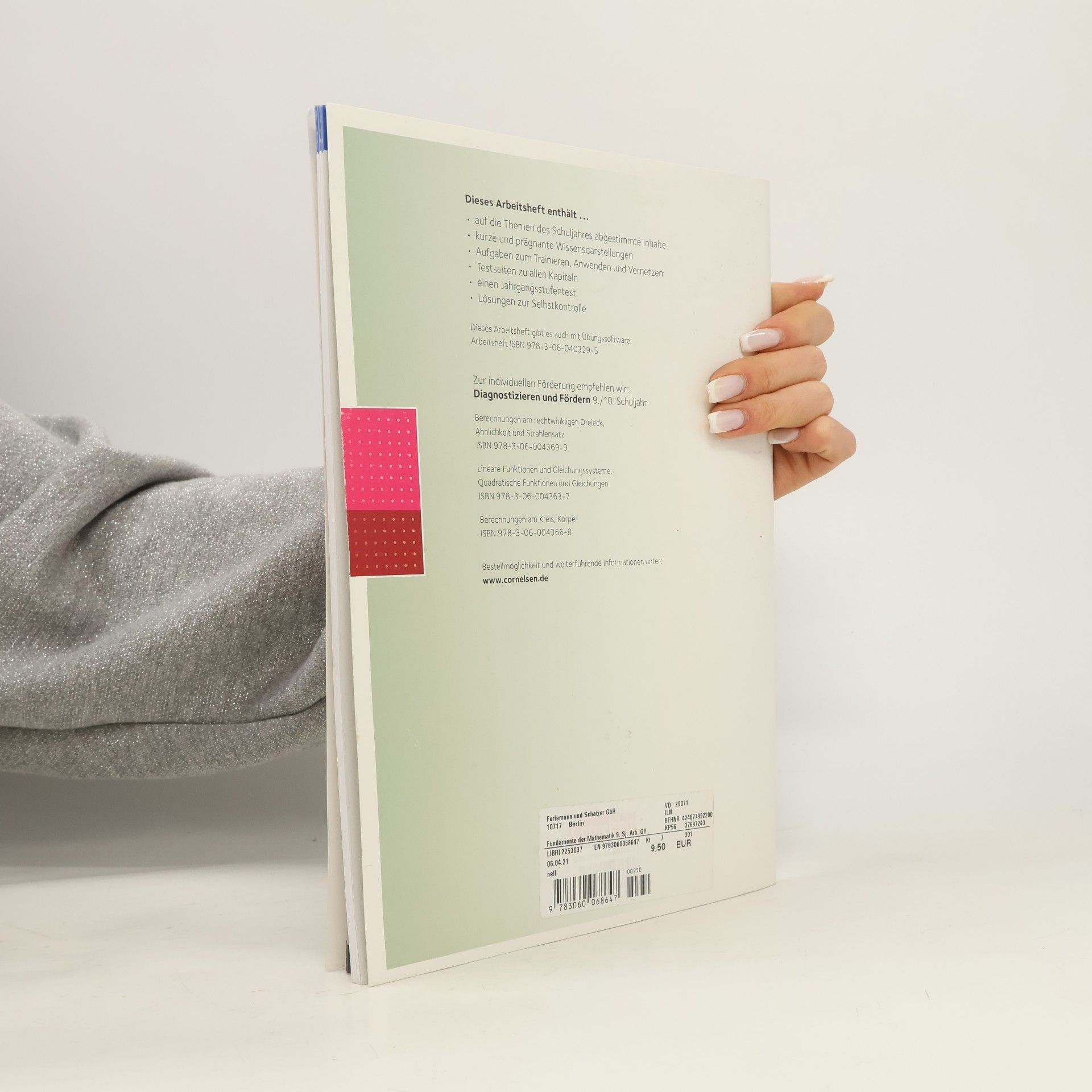 Fundamente der Mathematik 9. Schuljahr. Arbeitsheft Gymnasium Nordrhein-Westfalen