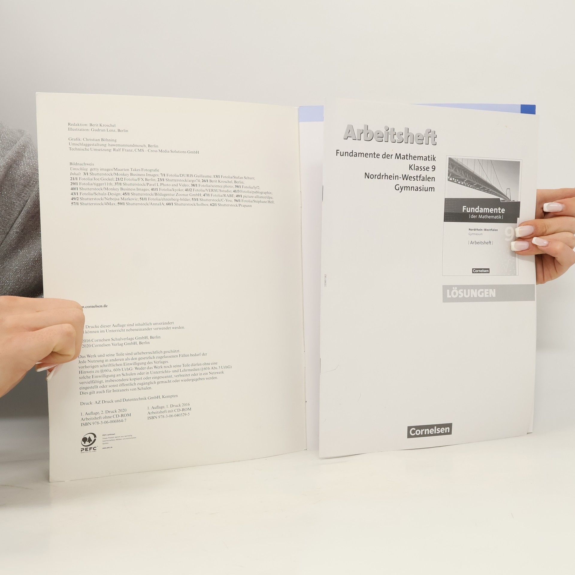 Fundamente der Mathematik 9. Schuljahr. Arbeitsheft Gymnasium Nordrhein-Westfalen