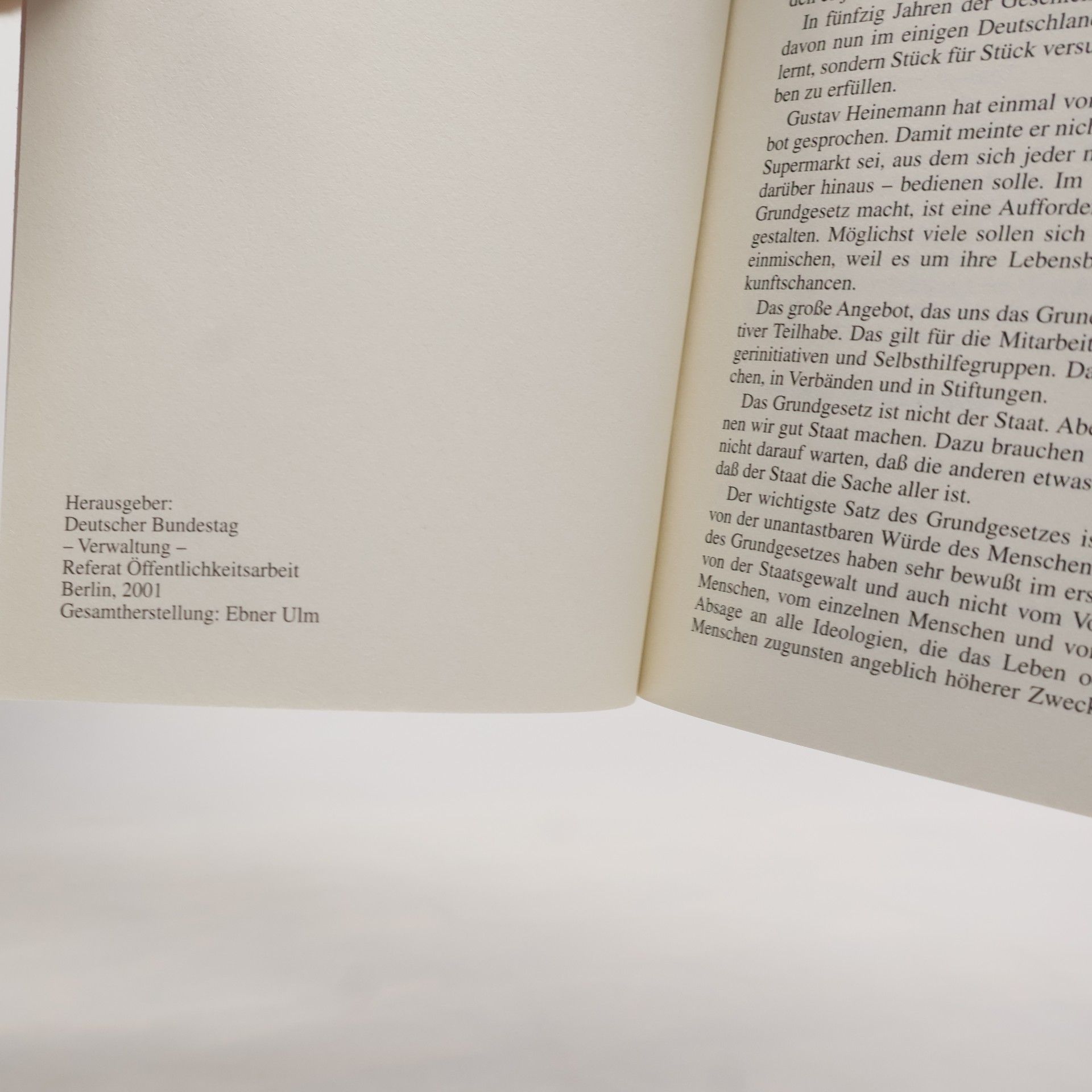 Various authors Grundgesetz