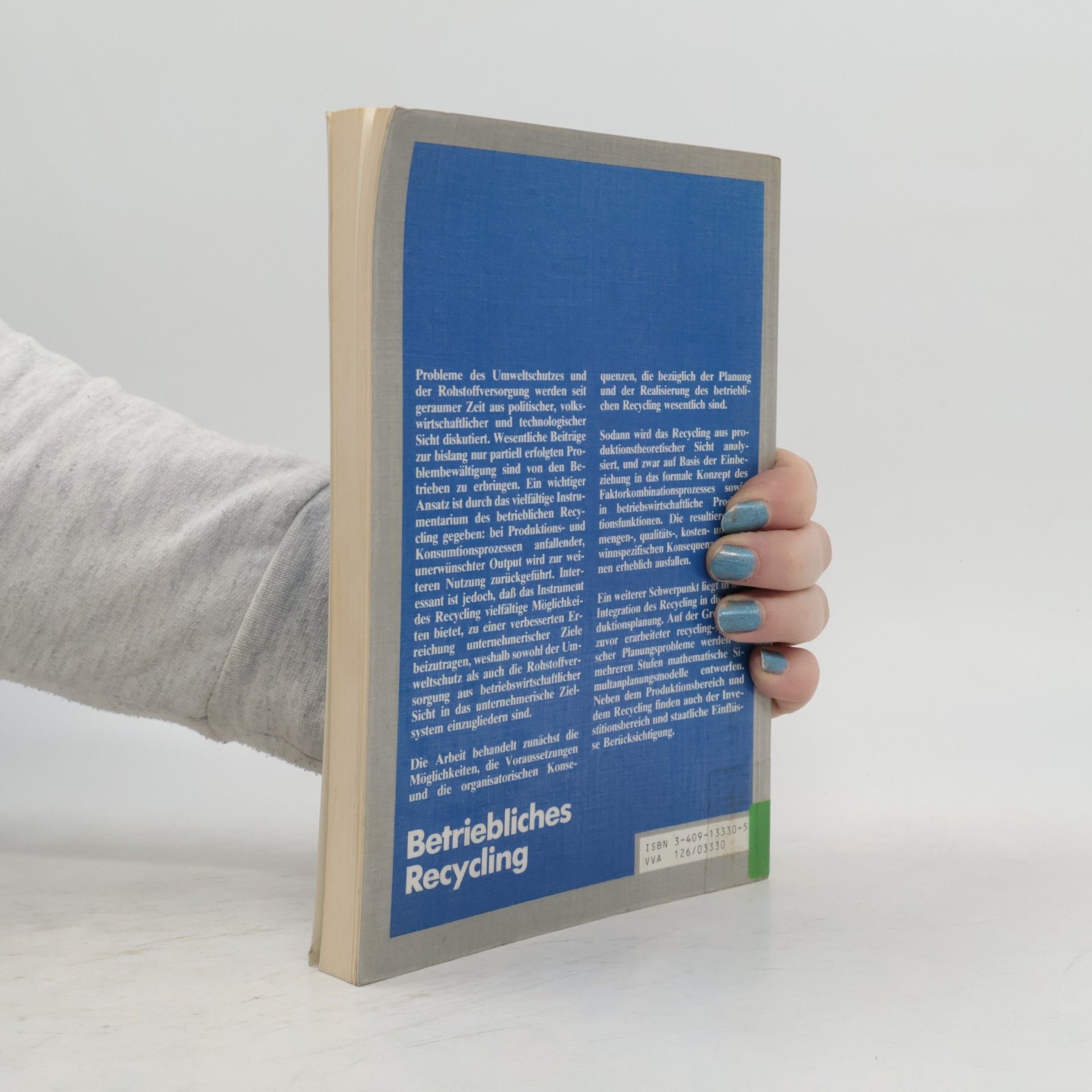 Bernd Jahnke Betriebliches Recycling
