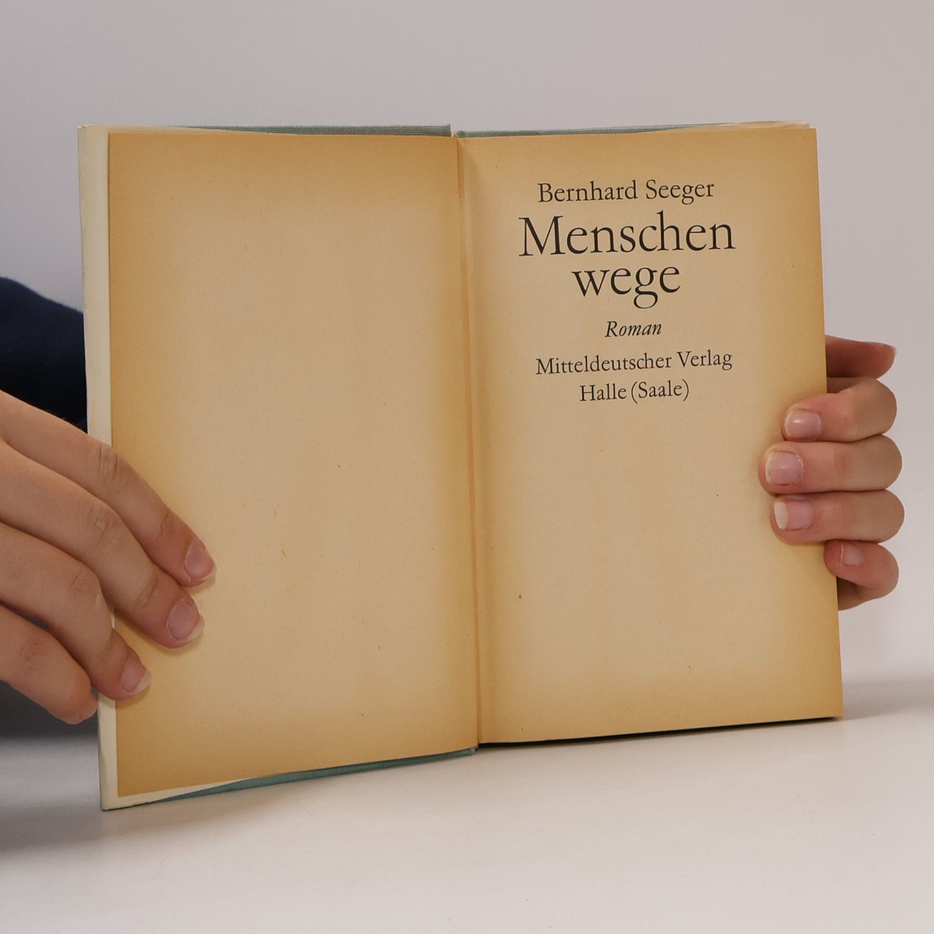 Bernhard Seeger Menschenwege