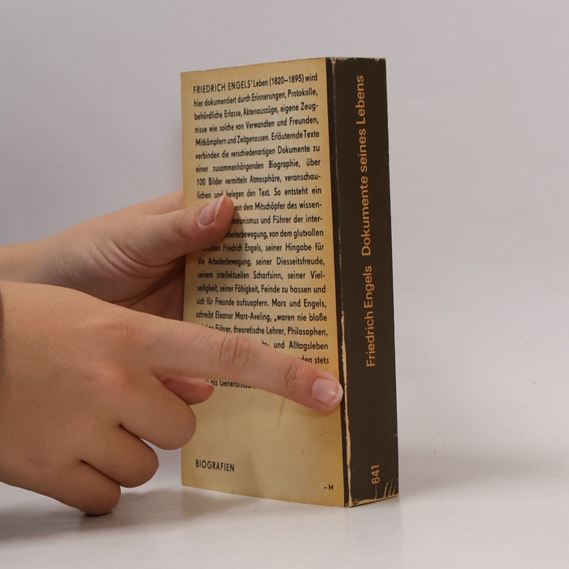 Friedrich Engels Dokumente seines Lebens 1820-1895