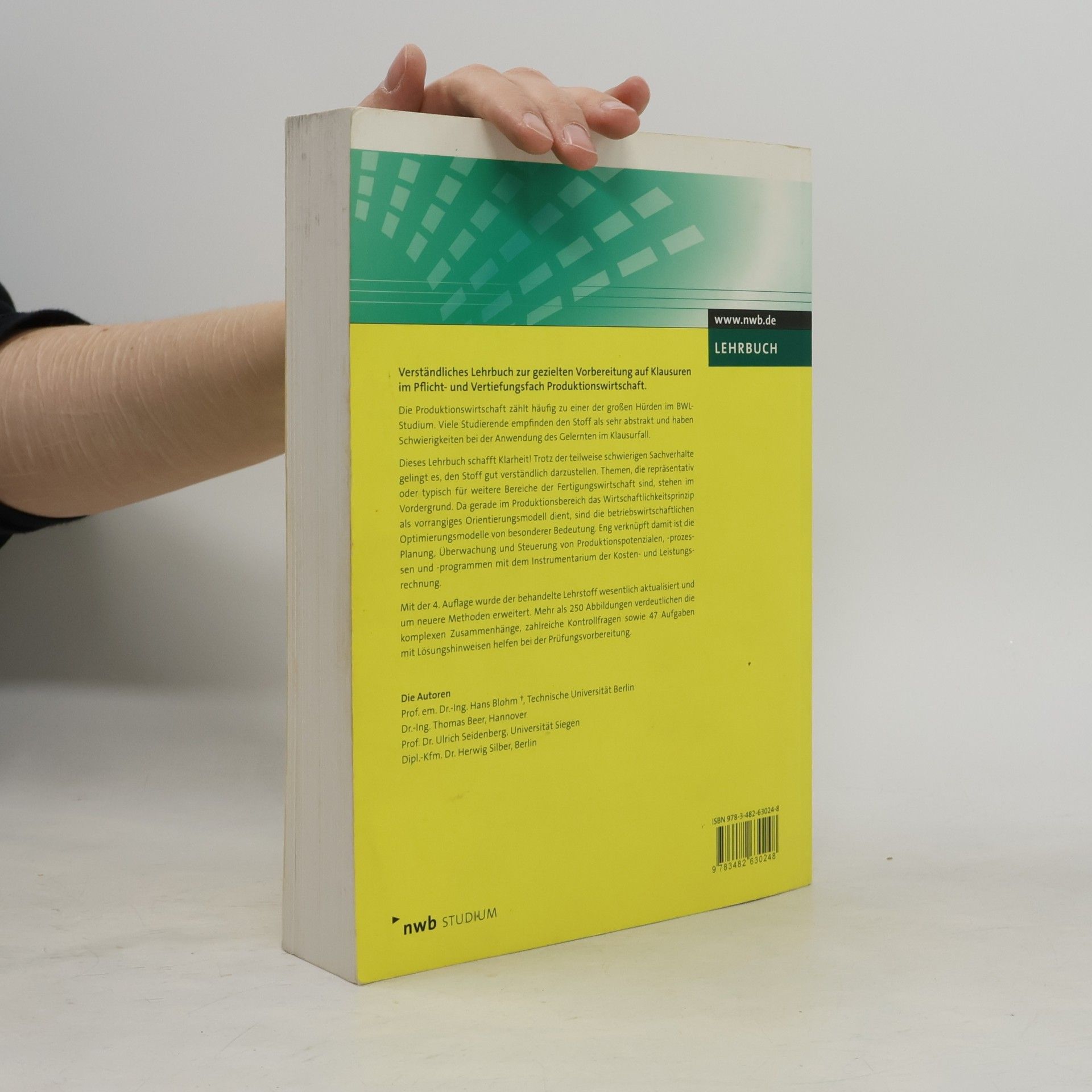 Hans Blohm NWB Studium: Produktionswirtschaft