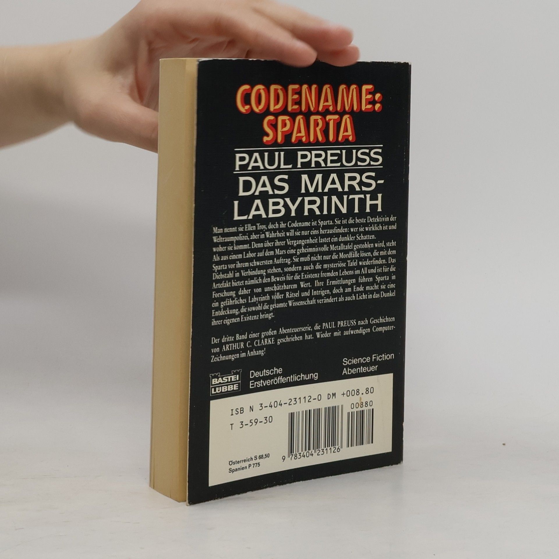 Paul Preuss Codename: Sparta. Das Mars-Labyrinth