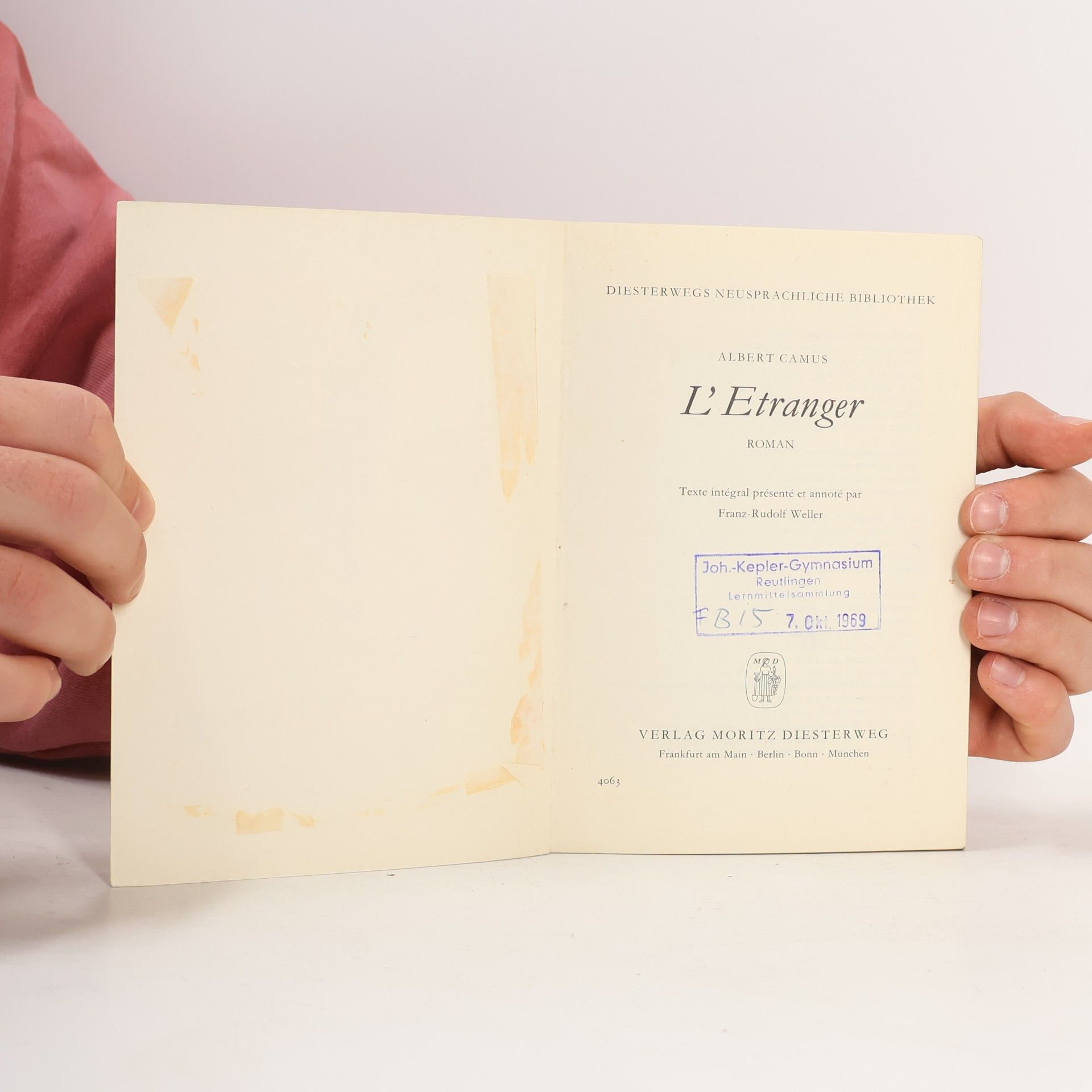 Albert Camus L'Etranger
