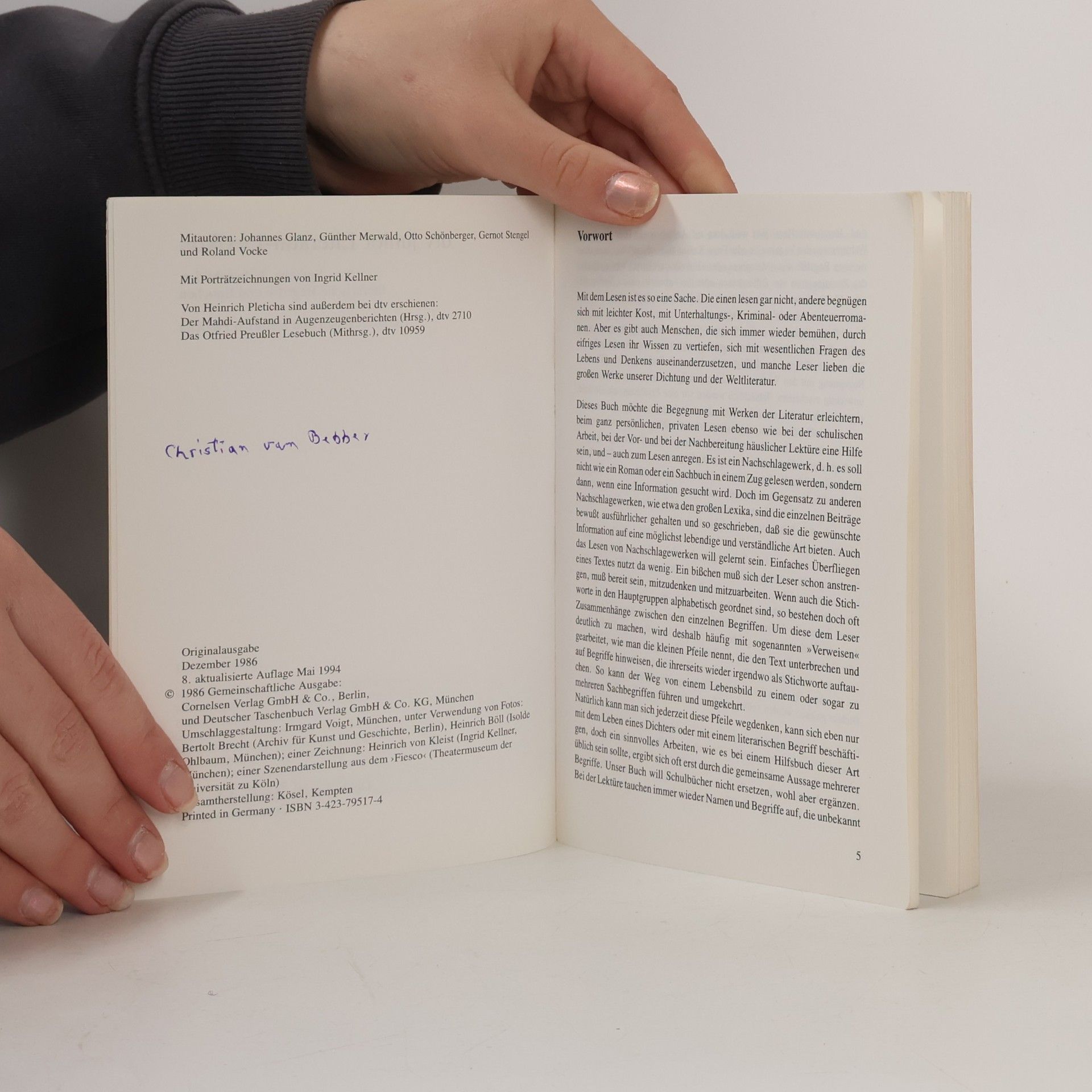 Heinrich Pleticha dtv junior Literatur-Lexikon