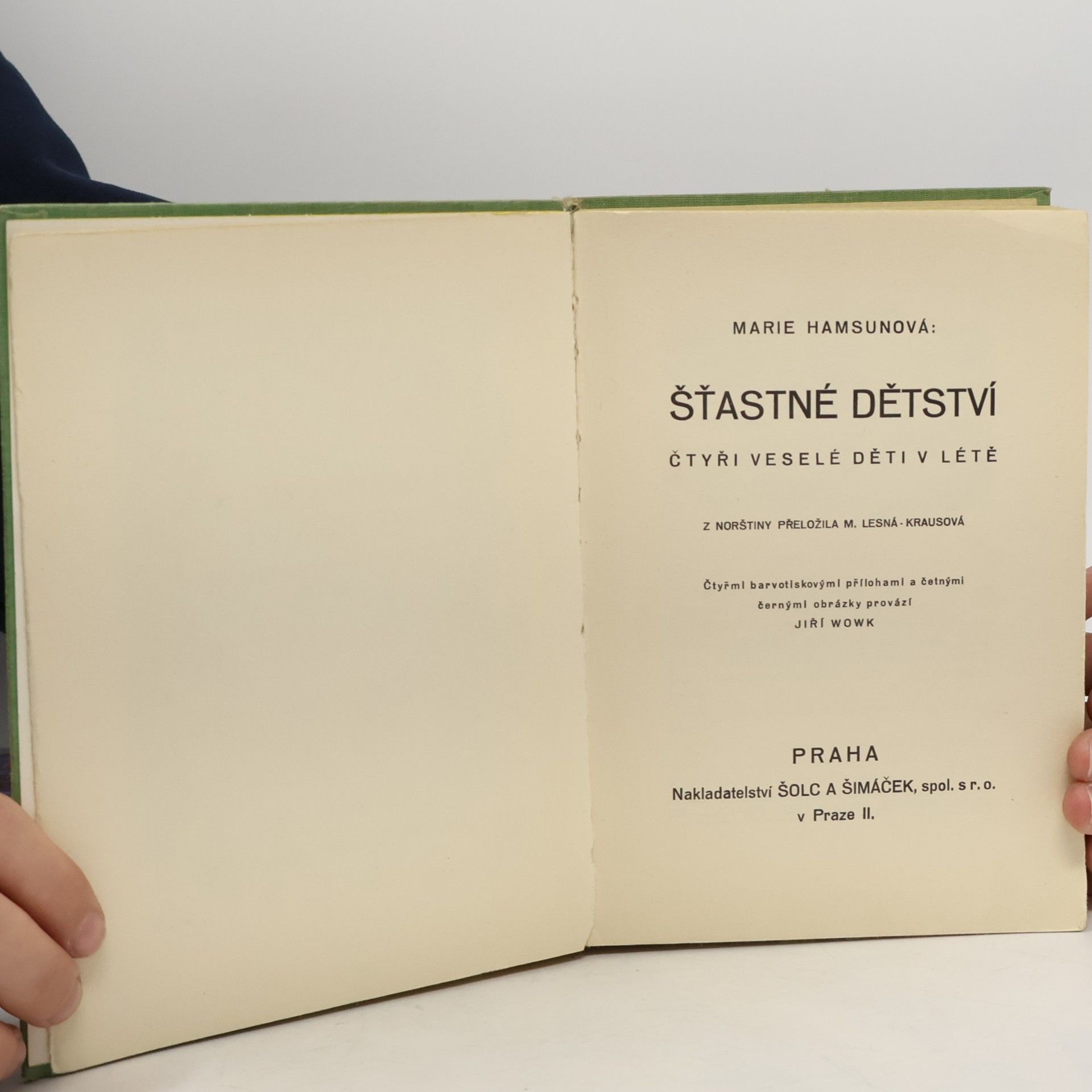 Marie Hamsun Šťastné dětství