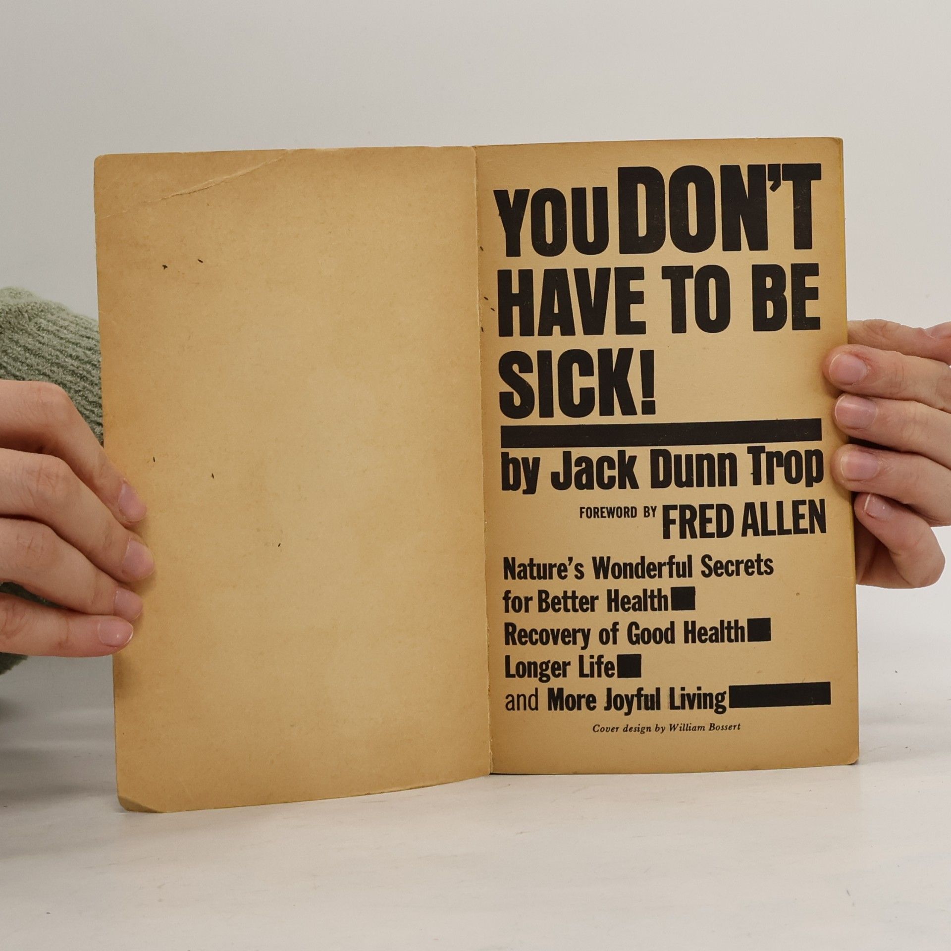 Jack Dunn Trop You Don't Have to be Sick