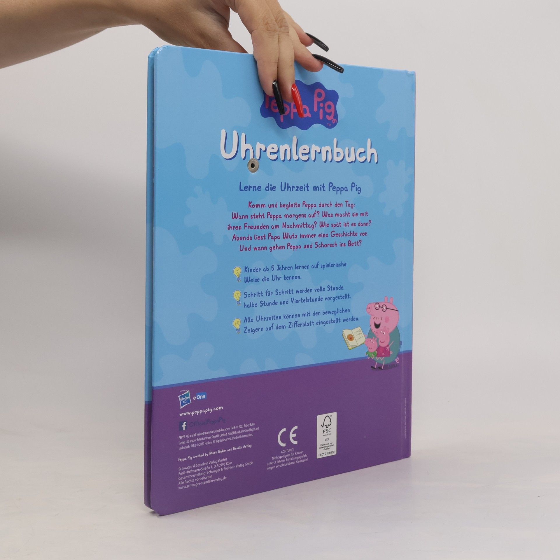 Auteurscollectief Peppa Pig Uhren Lernbuch