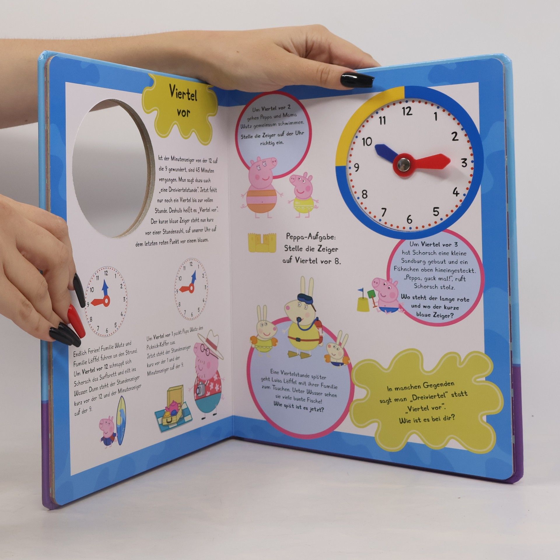 Auteurscollectief Peppa Pig Uhren Lernbuch