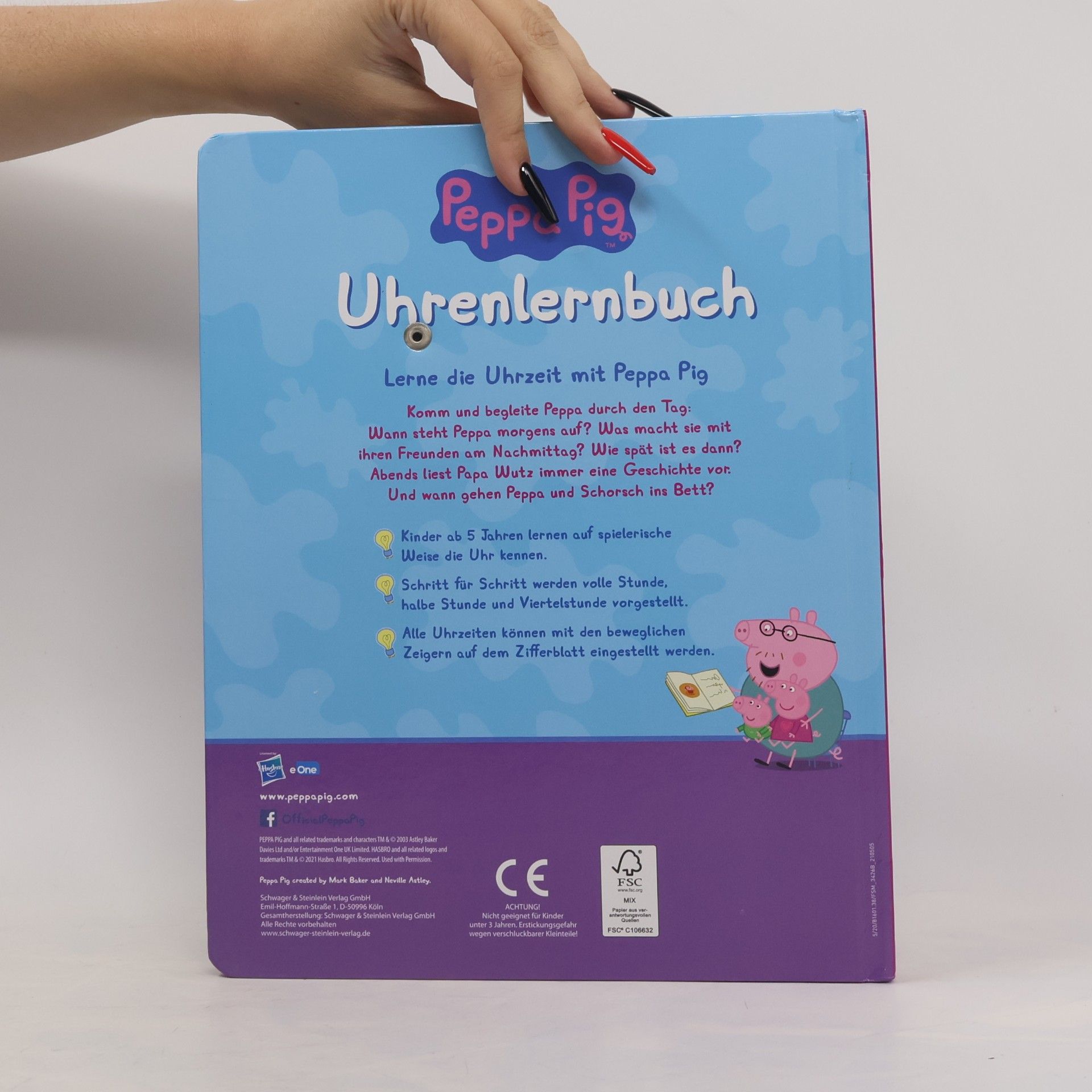 Auteurscollectief Peppa Pig Uhren Lernbuch