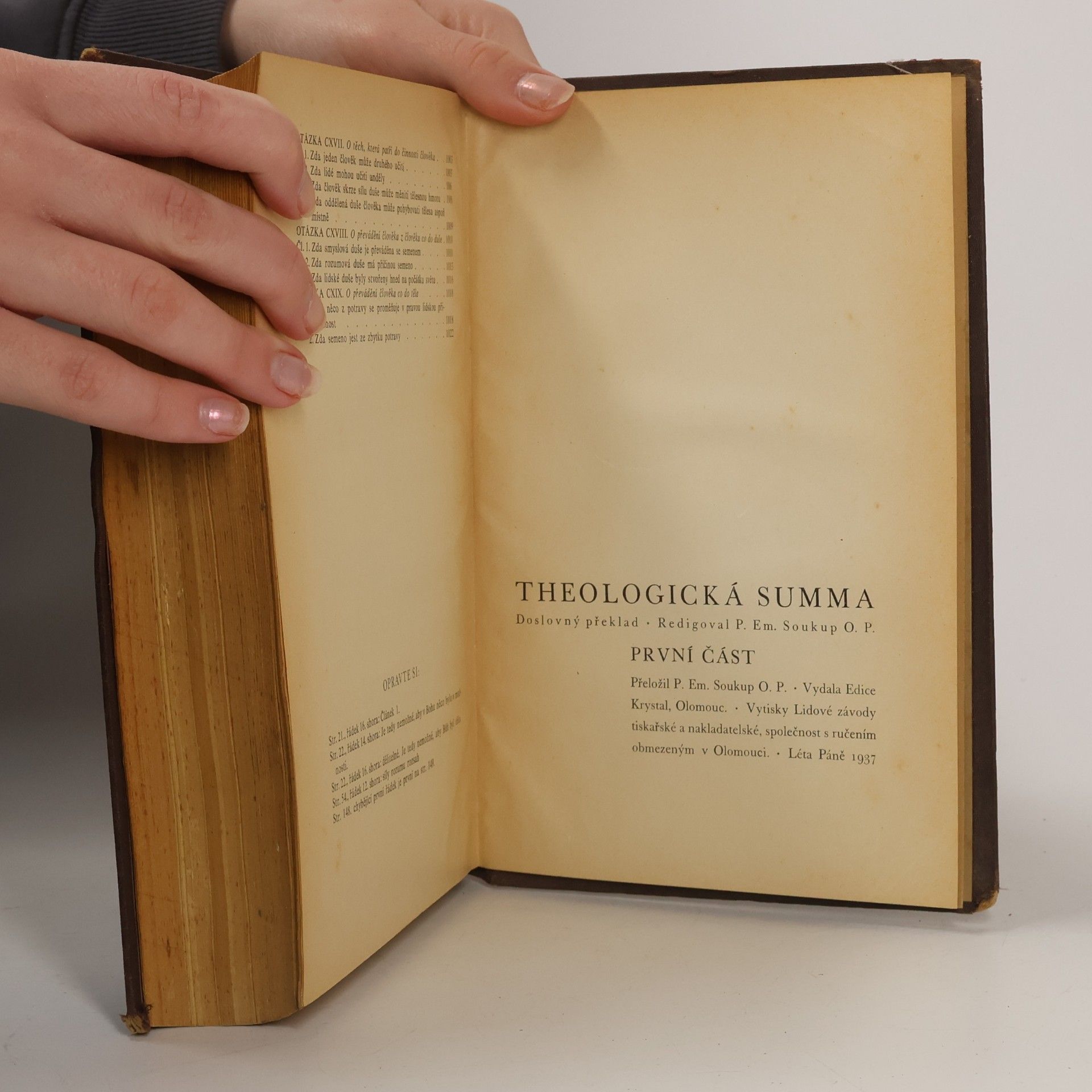 sv. Tomáš Akvinský Theologická summa 4