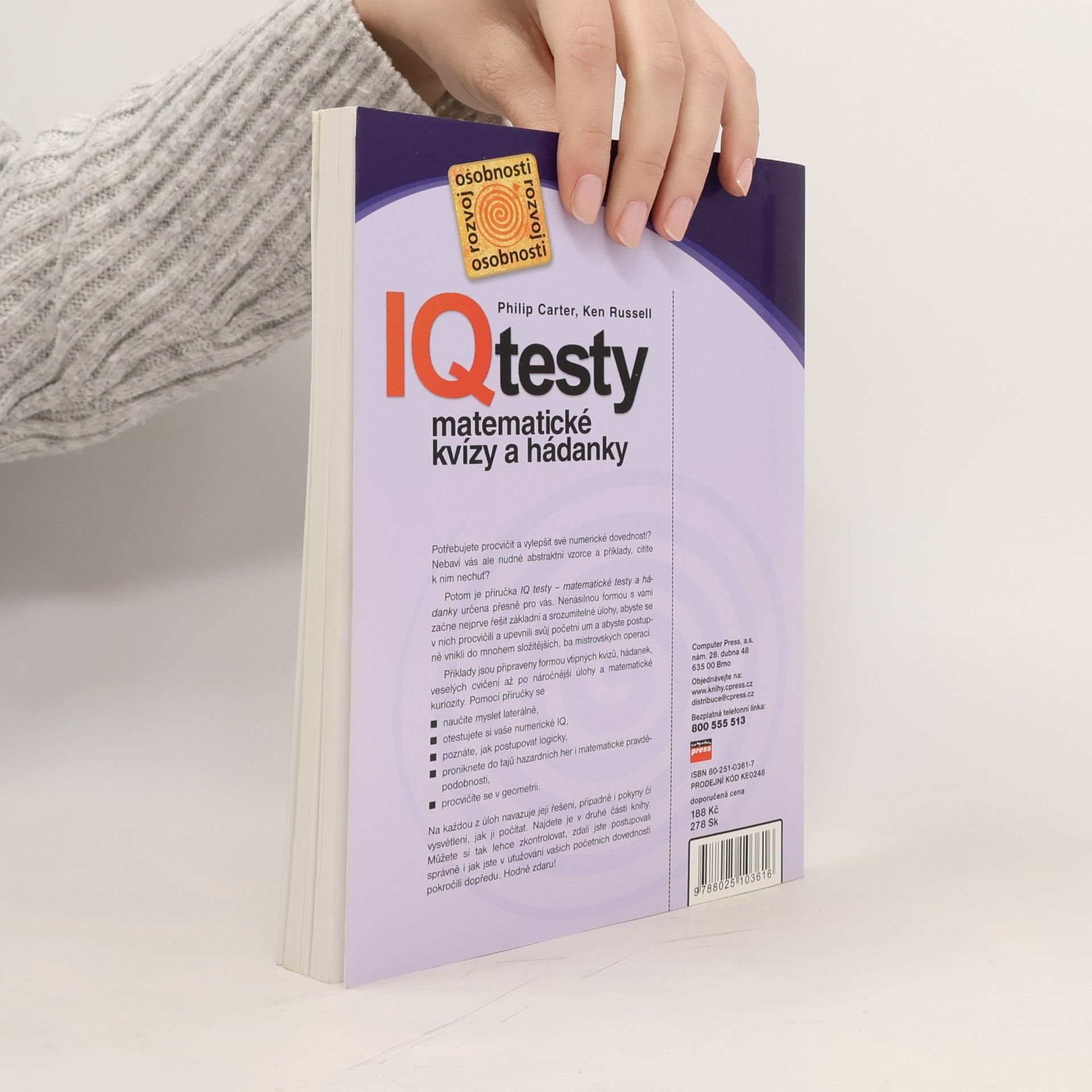Philip Carter IQ testy: Matematické kvízy a hádanky