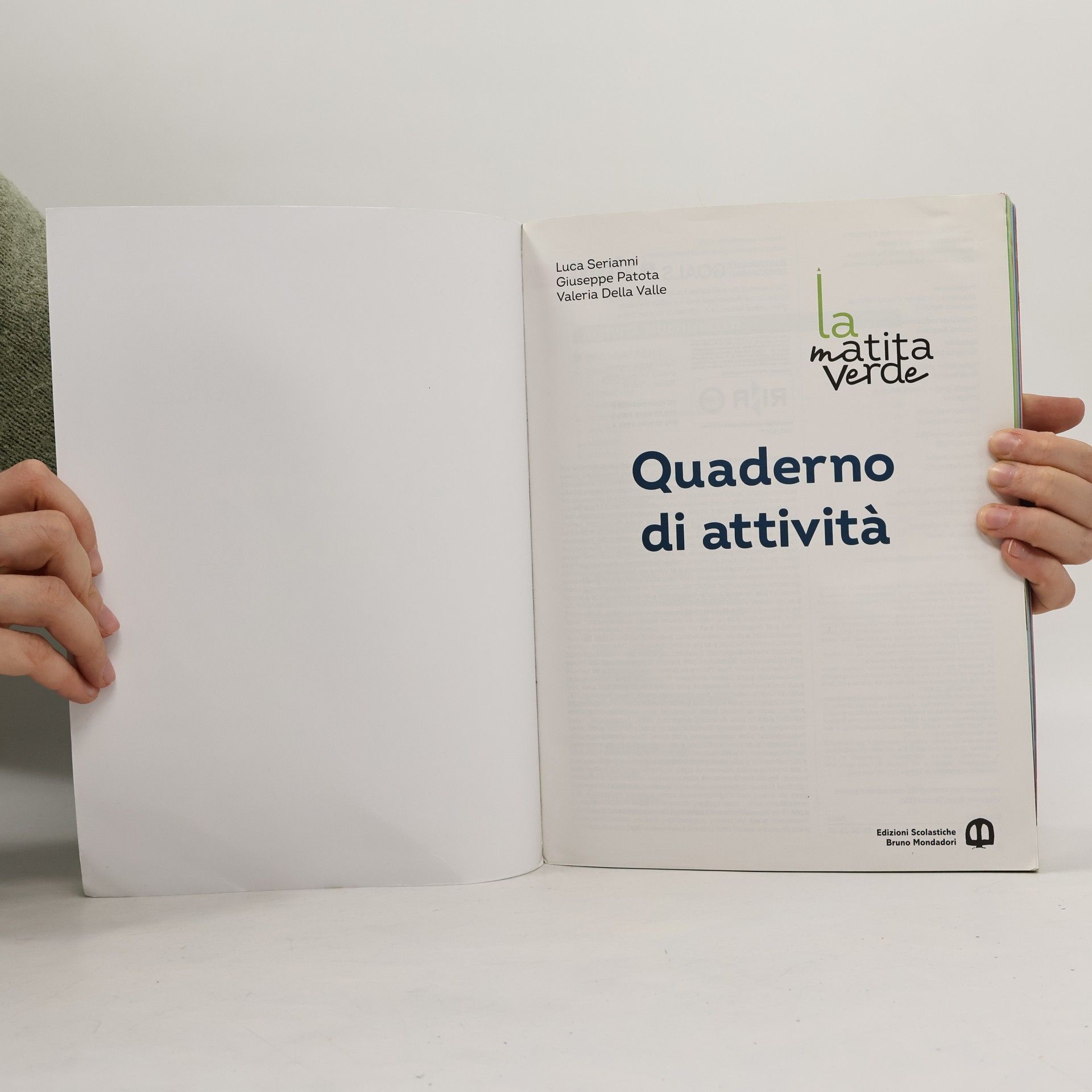 Luca Serianni La matita verde. Quaderno di attività