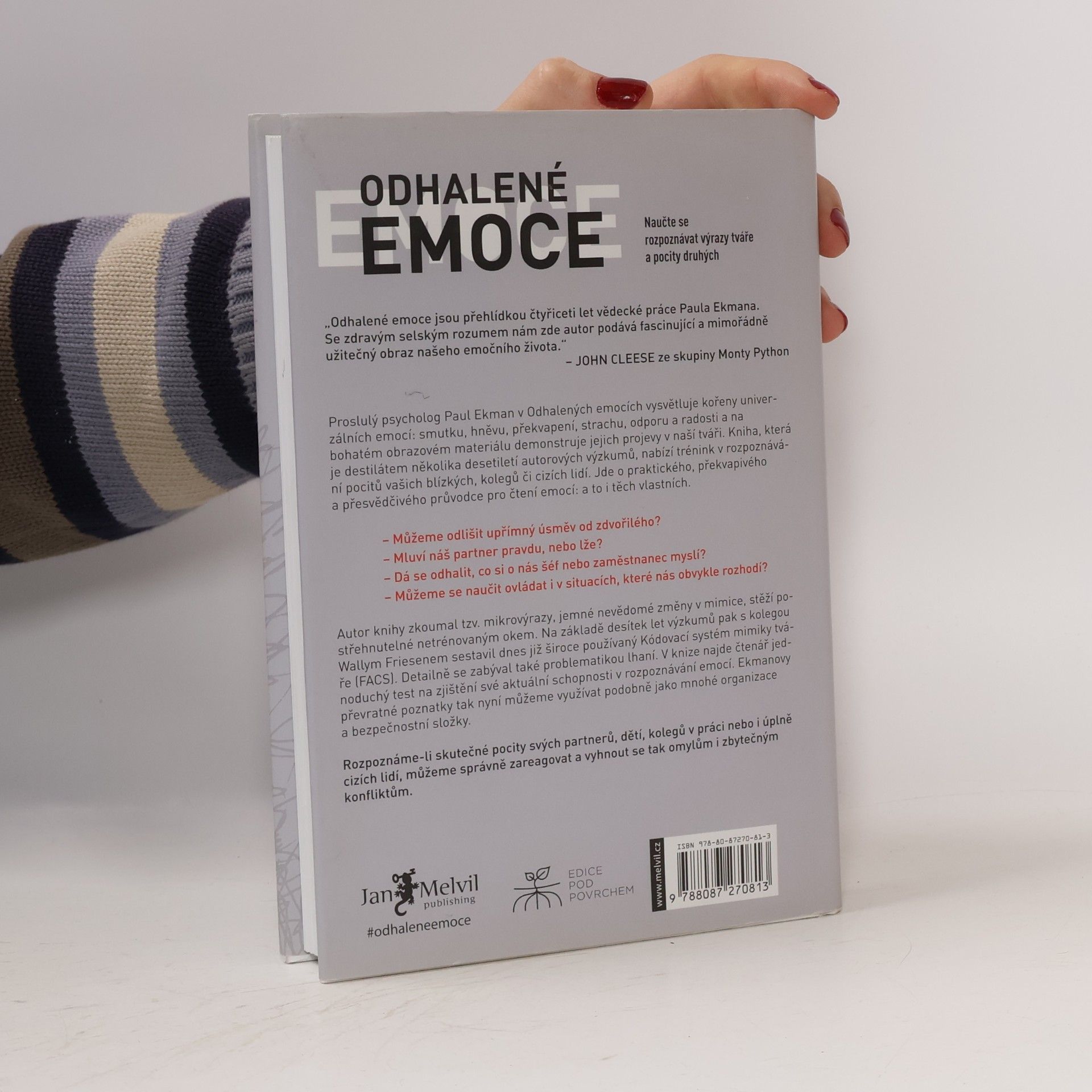 Paul Ekman Odhalené emoce: Naučte se rozpoznávat výrazy tváře a pocity druhých