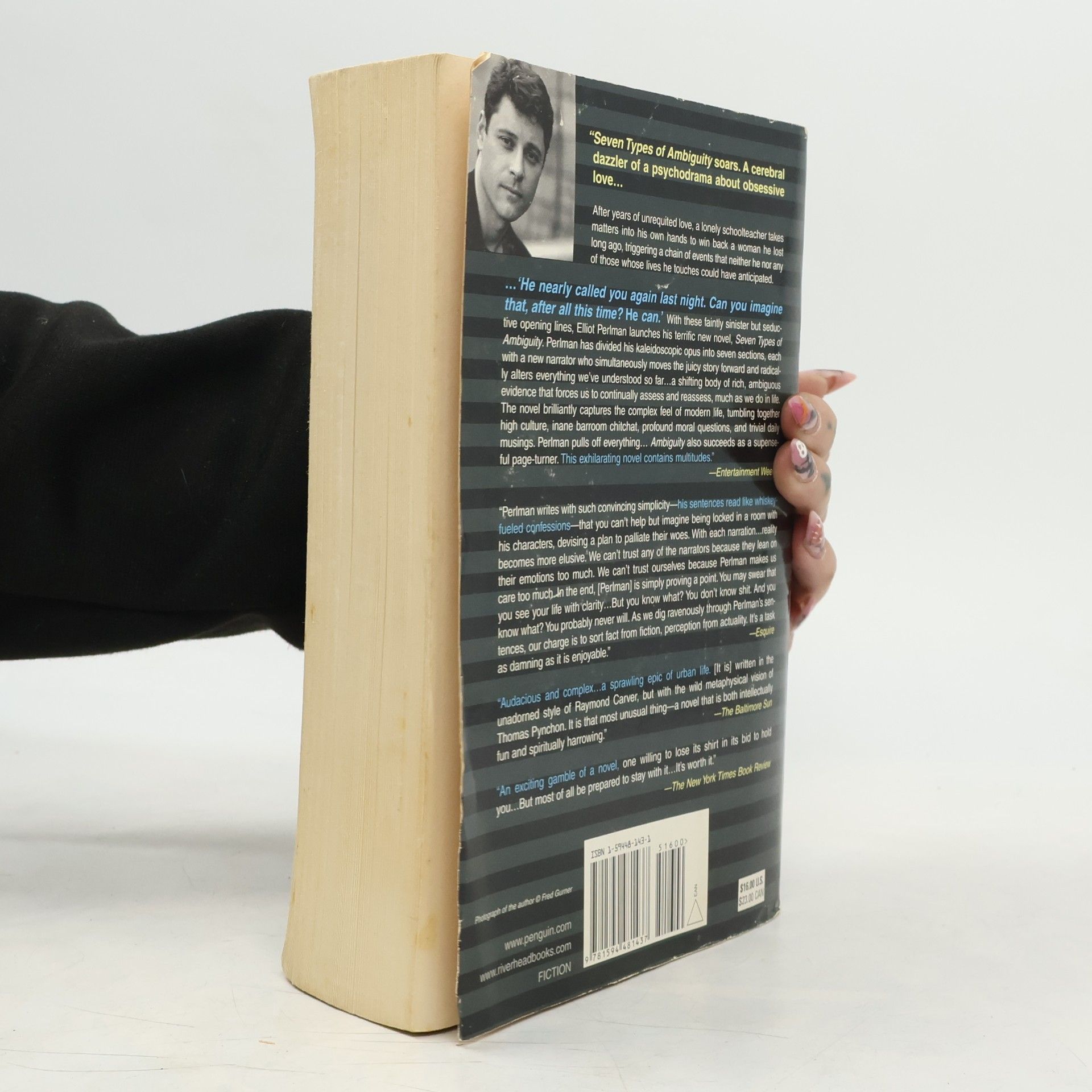 Elliot Perlman Seven Types of Ambiguity