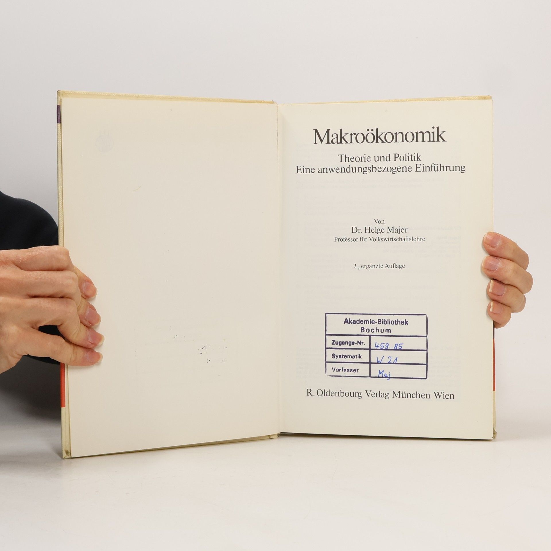 Helge Majer Makroökonomik: 2. Auflage