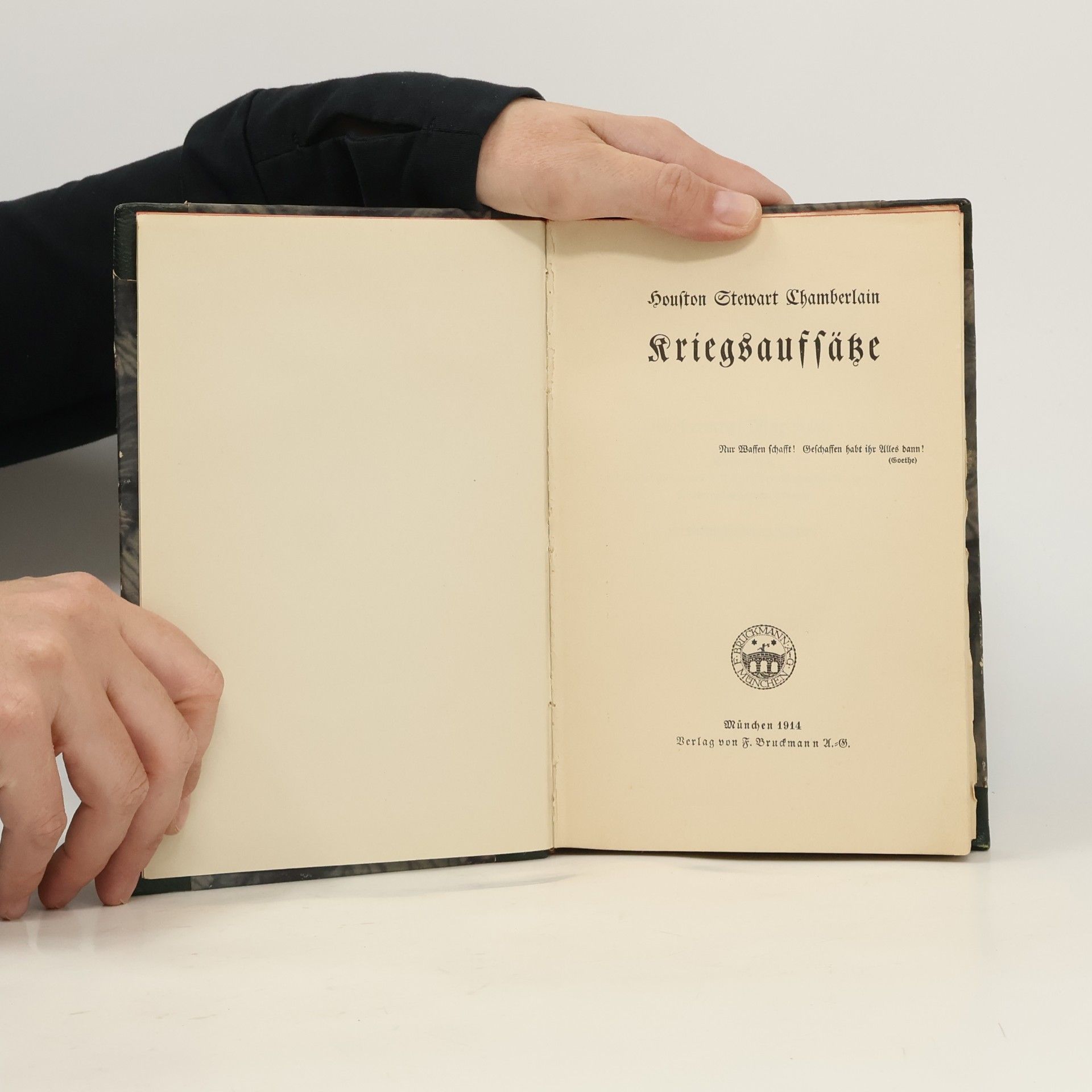 Houston Stewart Chamberlain Kriegsaufsätze