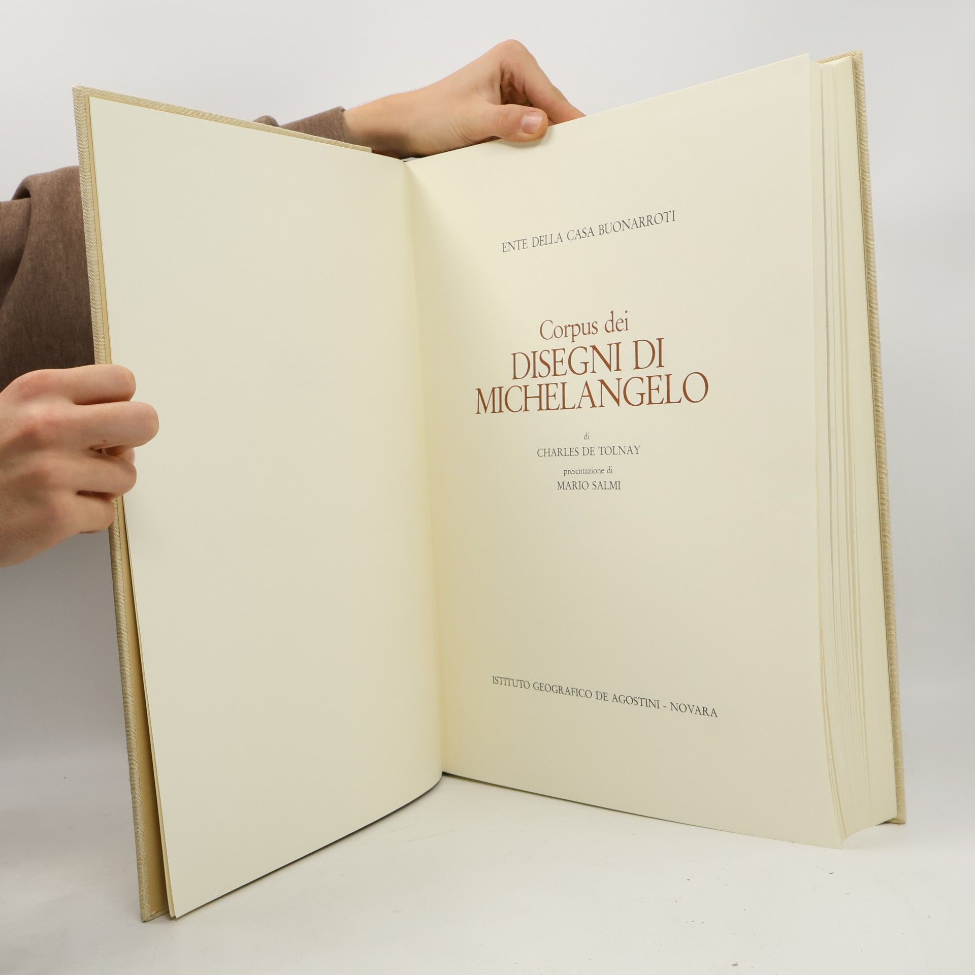 Charles De Tolnay Corpus dei disegni di Michelangelo I.