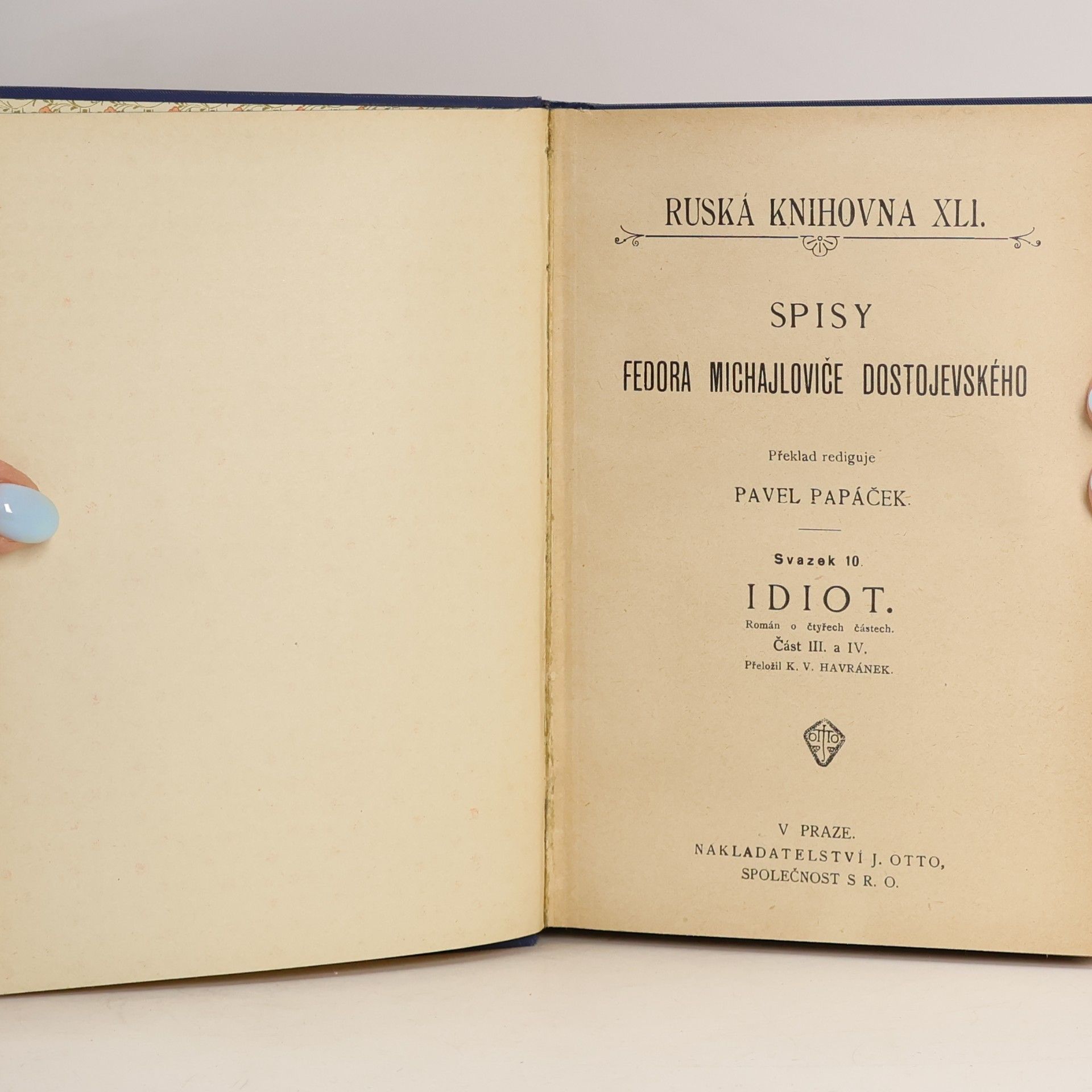 Fjodor Michailowitsch Dostojewski Idiot III-IV. 3