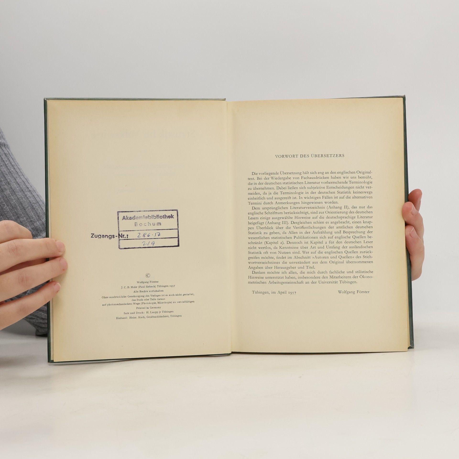 Roy George Douglas Allen Statistik für Volkswirte