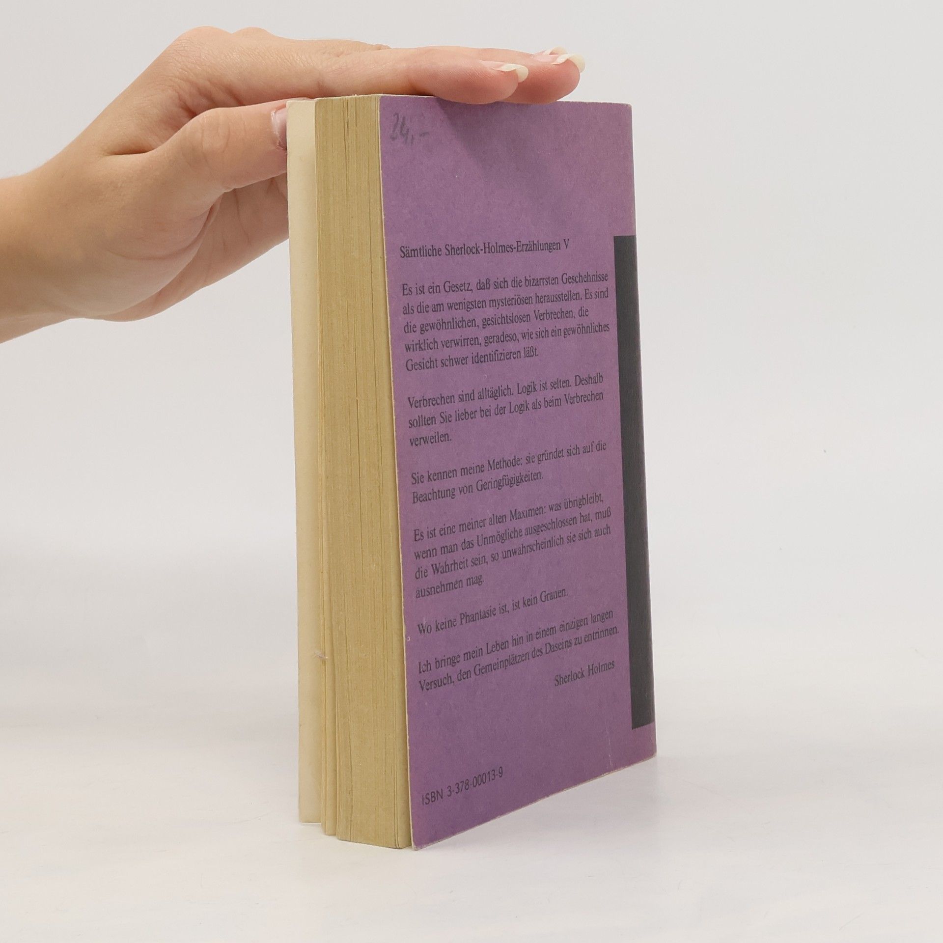 Arthur Conan Doyle Das Notizbuch von Sherlock Holmes