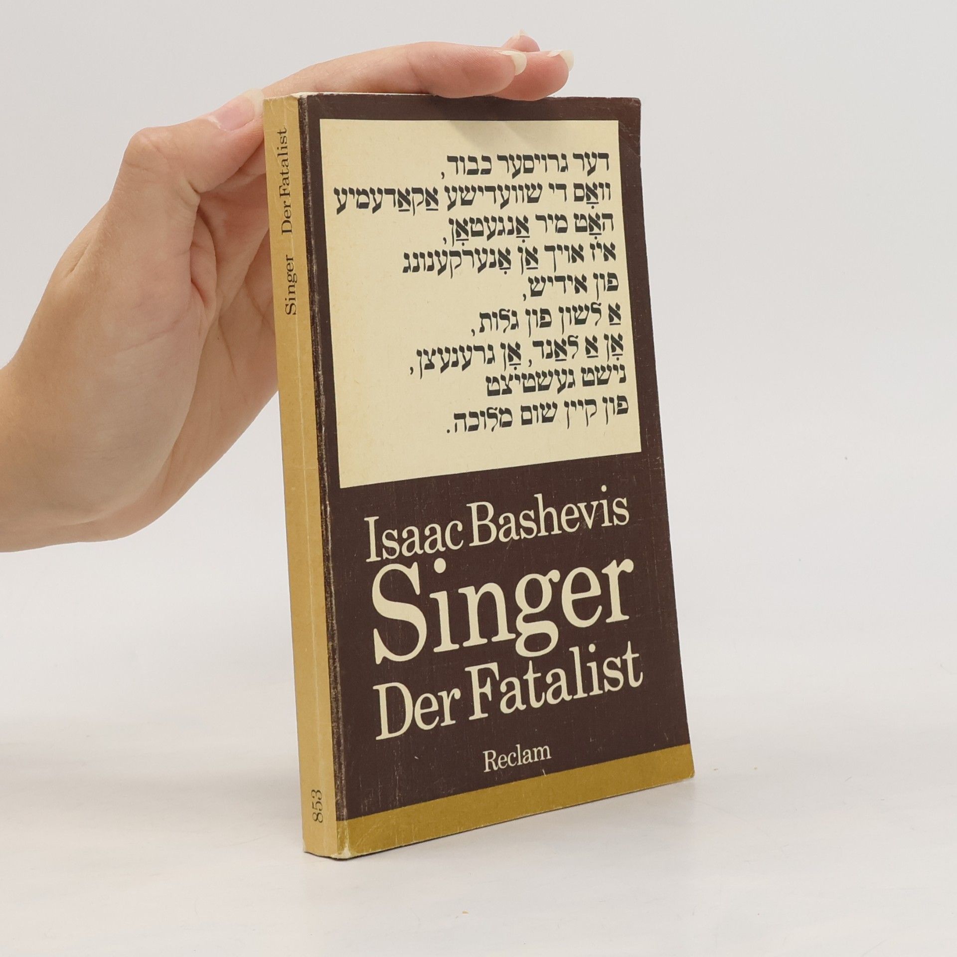 Isaac B. Singer Der Fatalist