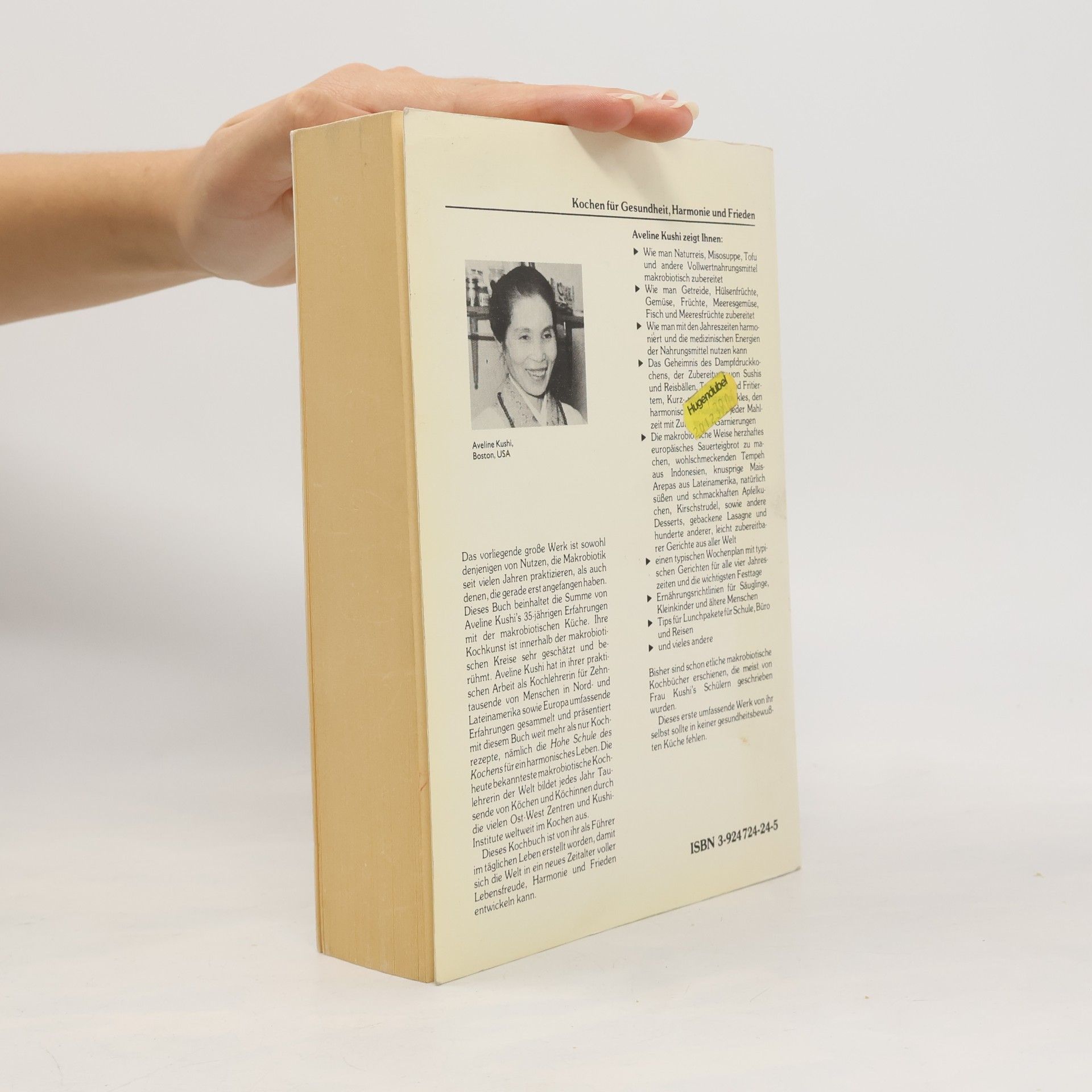 Aveline Kushi Aveline Kushi's grosses Buch der makrobiotischen Küche
