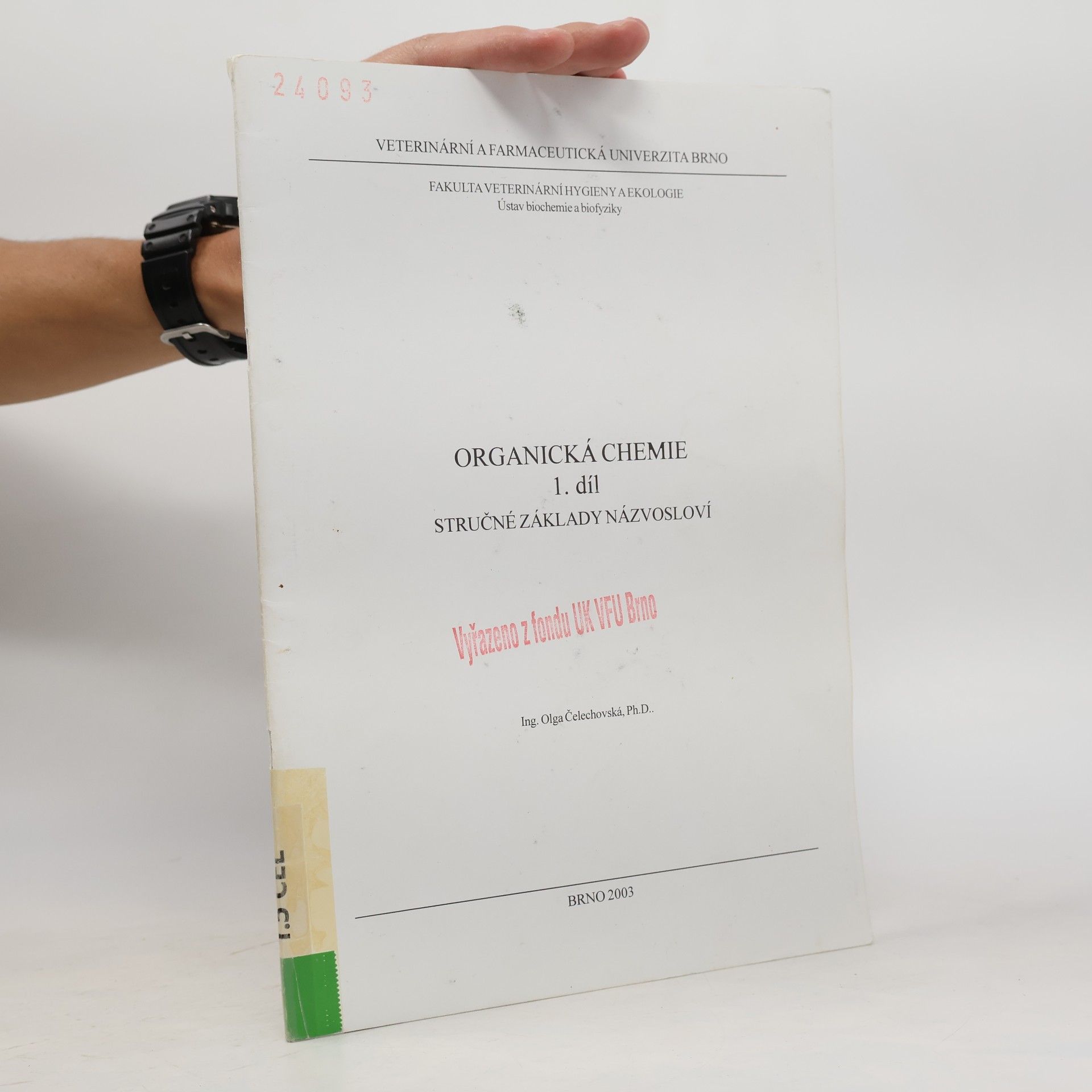 Organická chemie 1. díl