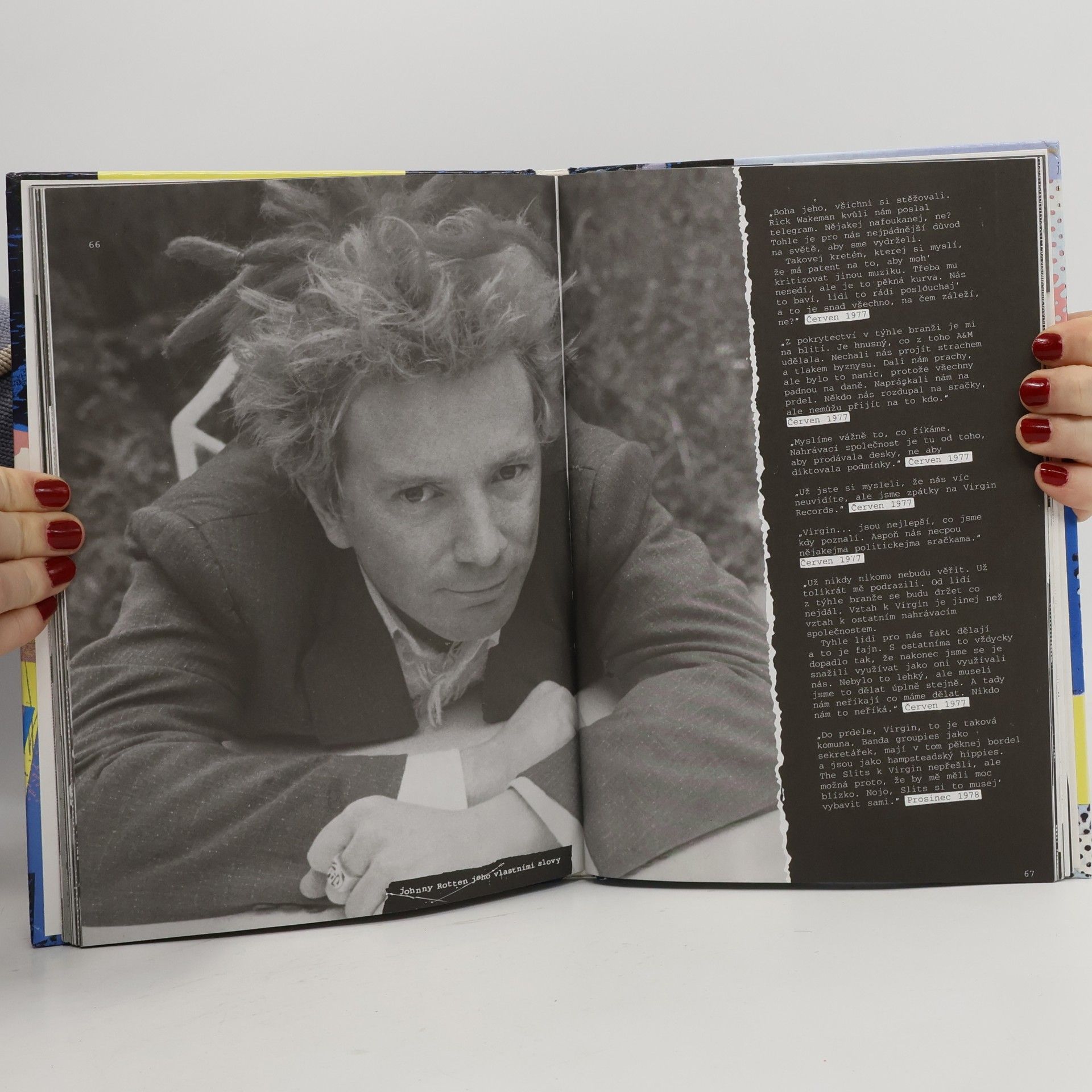 Marta Vlasáková Johnny Rotten