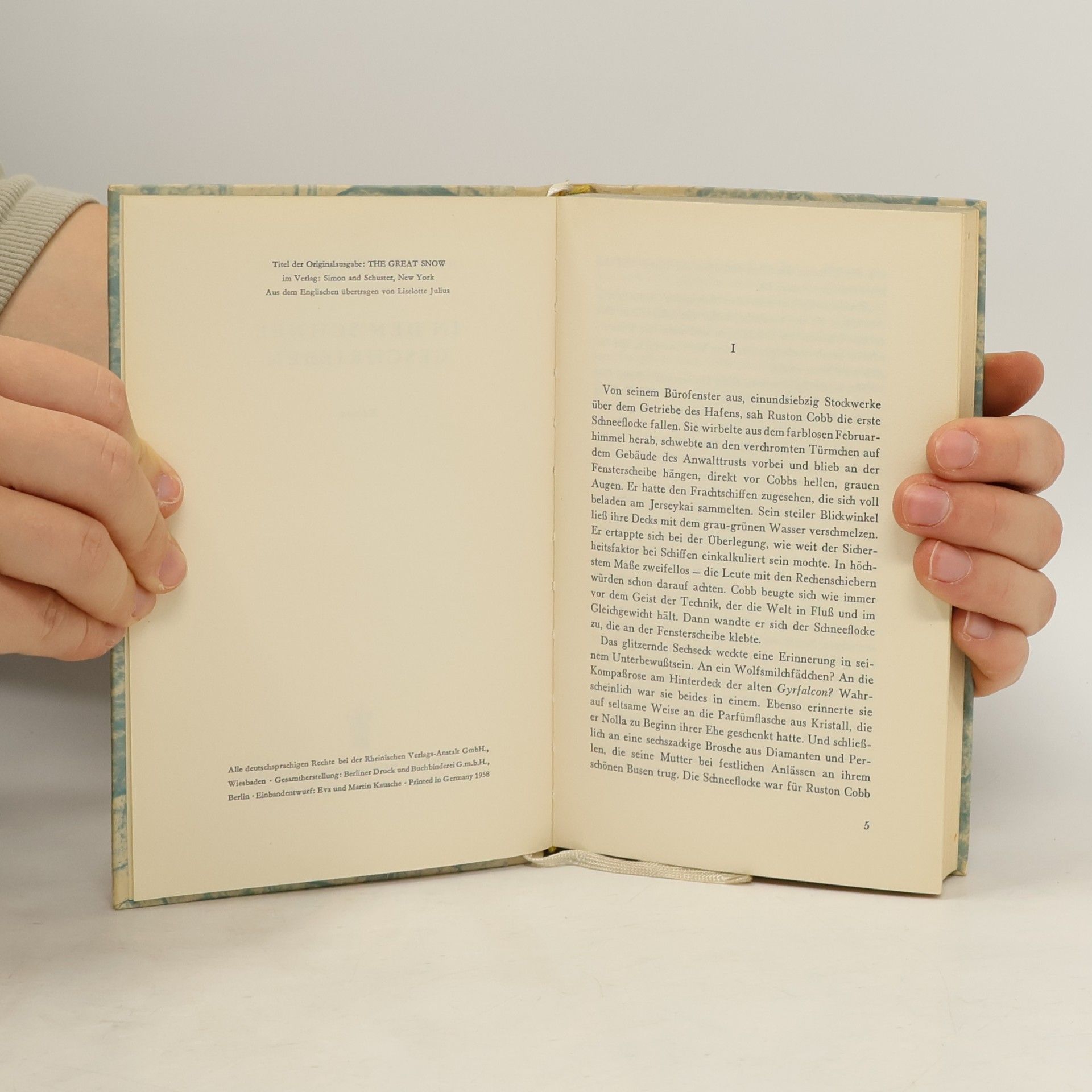 Henry Morton Robinson In den Schnee Geschriben