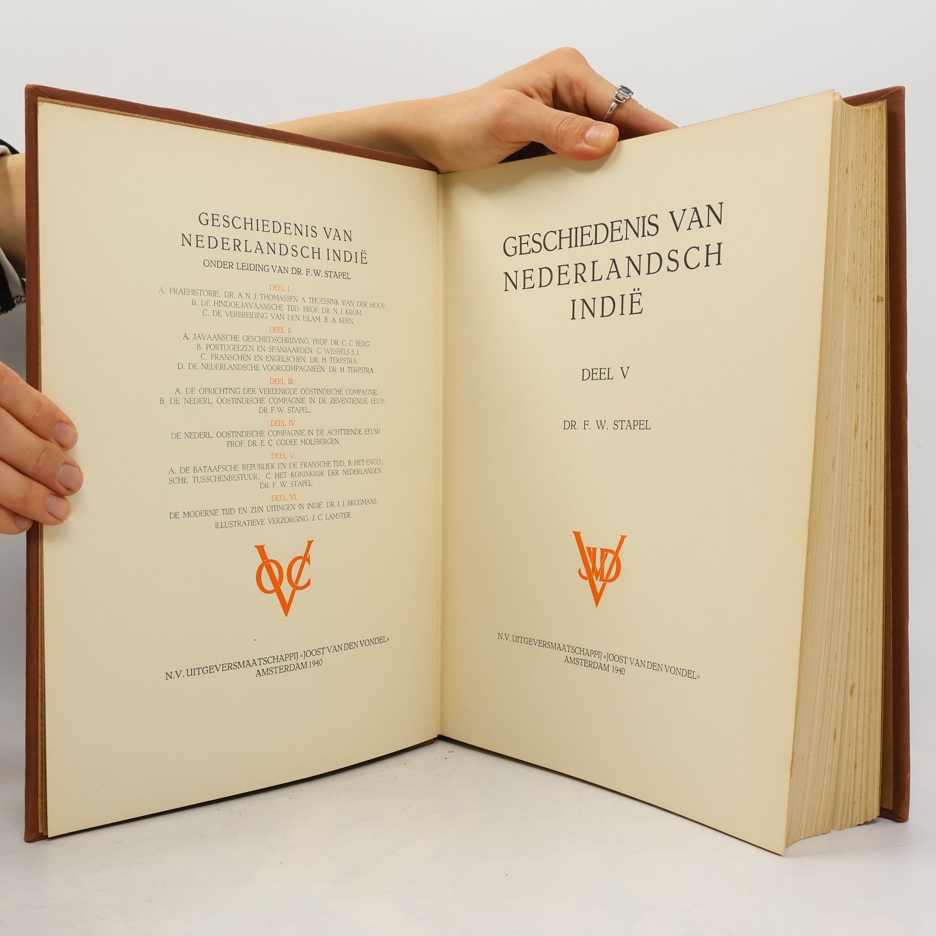 F. W. Stapel Geschiedenis van Nederlandsch-Indië V.