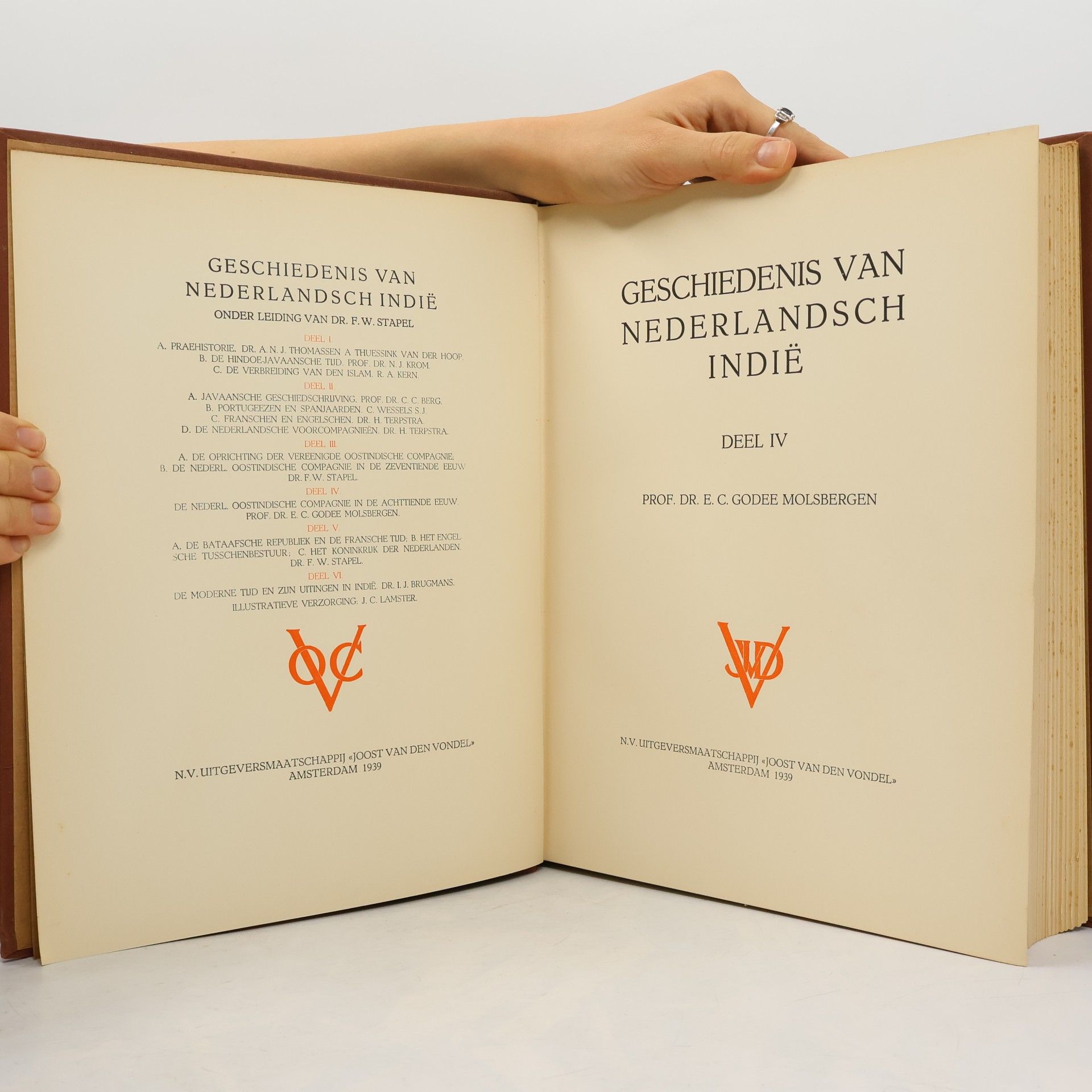 E. C. Godee Molsbergen Geschiedenis van Nederlandsch Indië IV