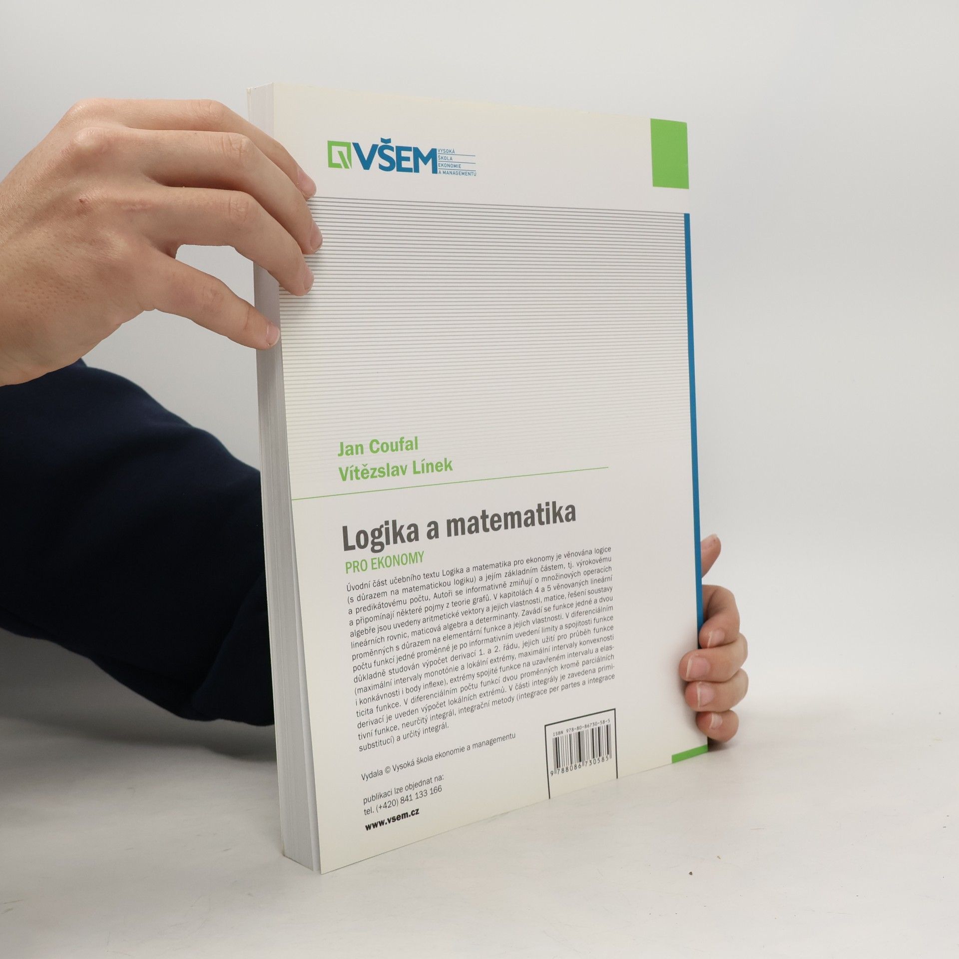 Jan Coufal Logika a matematika pro ekonomy