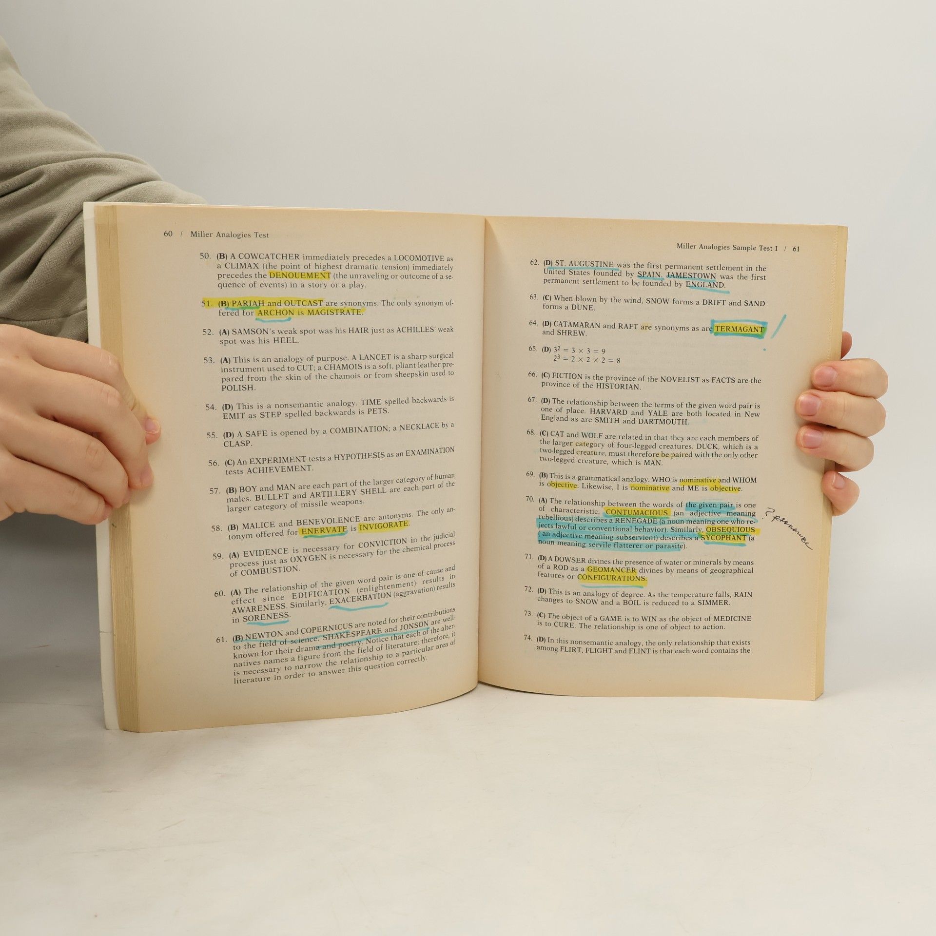 William C. Bader Professional Career Examination Series: MAT Miller Analogies Test