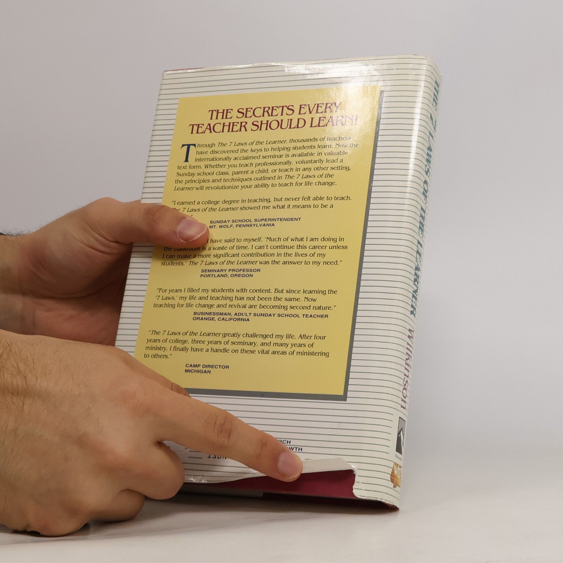 Dr. Bruce H. Wilkinson Walk Thru The Bible: The Seven Laws of the Learner