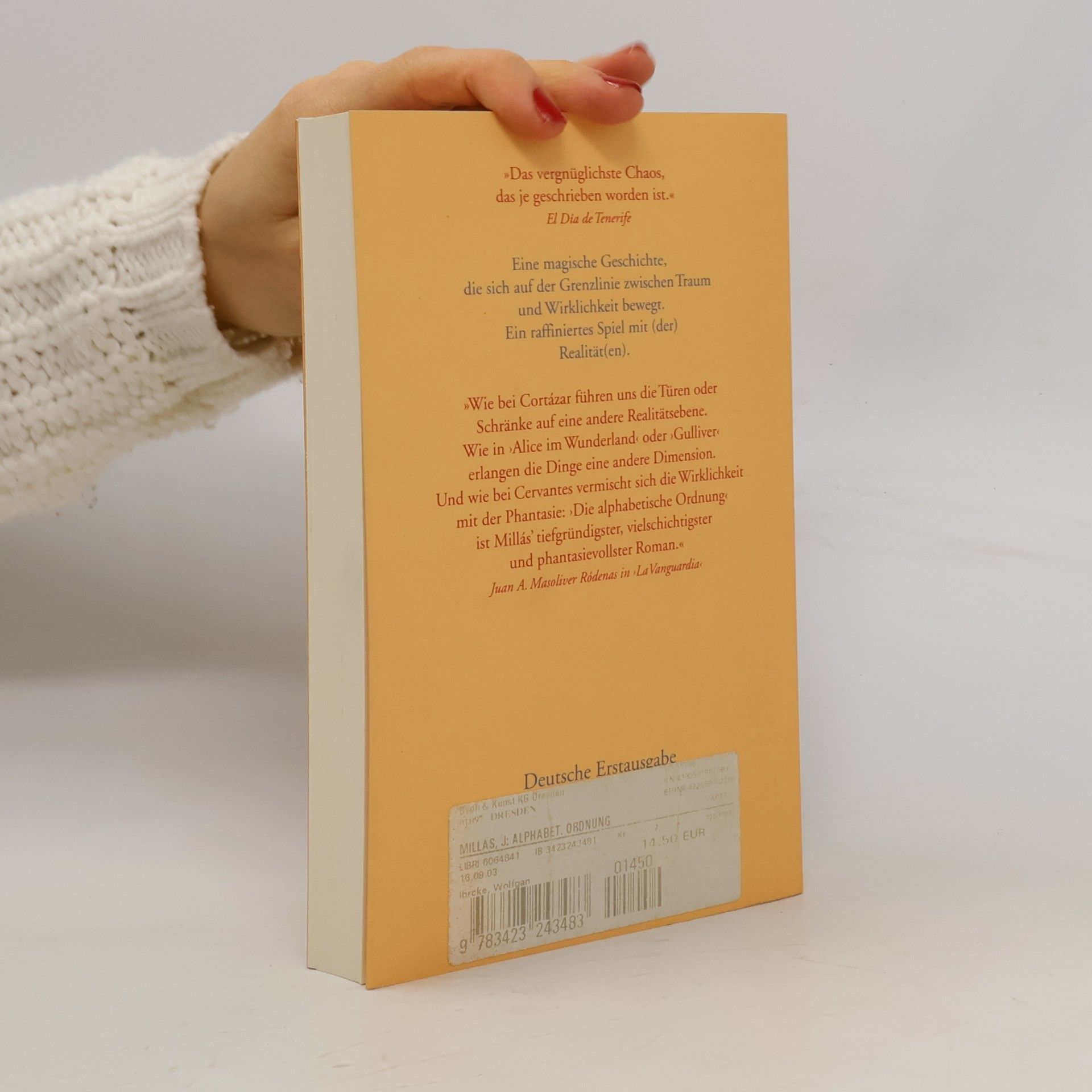 Juan José Millás García Die alphabetische Ordnung. Roman