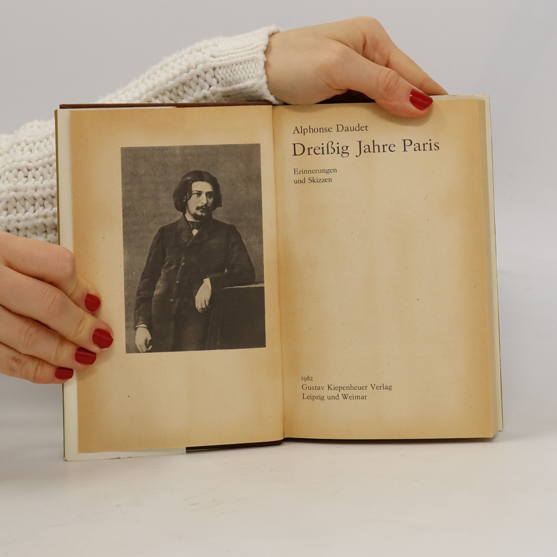 Alphonse Daudet Dreissig Jahre Paris