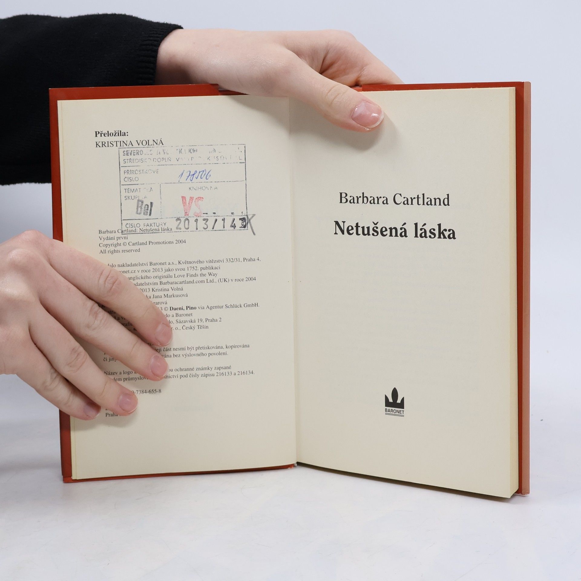 Barbara Cartland Netušená láska