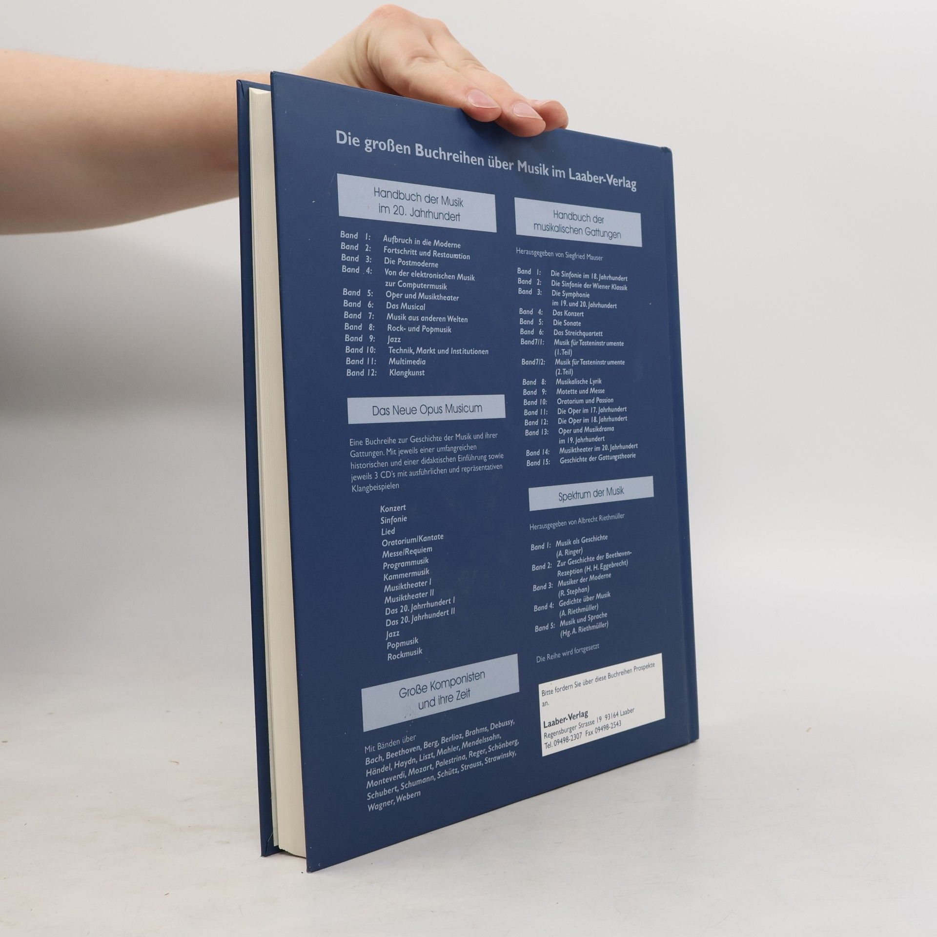 Carl Dahlhaus Neues Handbuch der Musikwissenschaft - 10: Systematische Musikwissenschaft