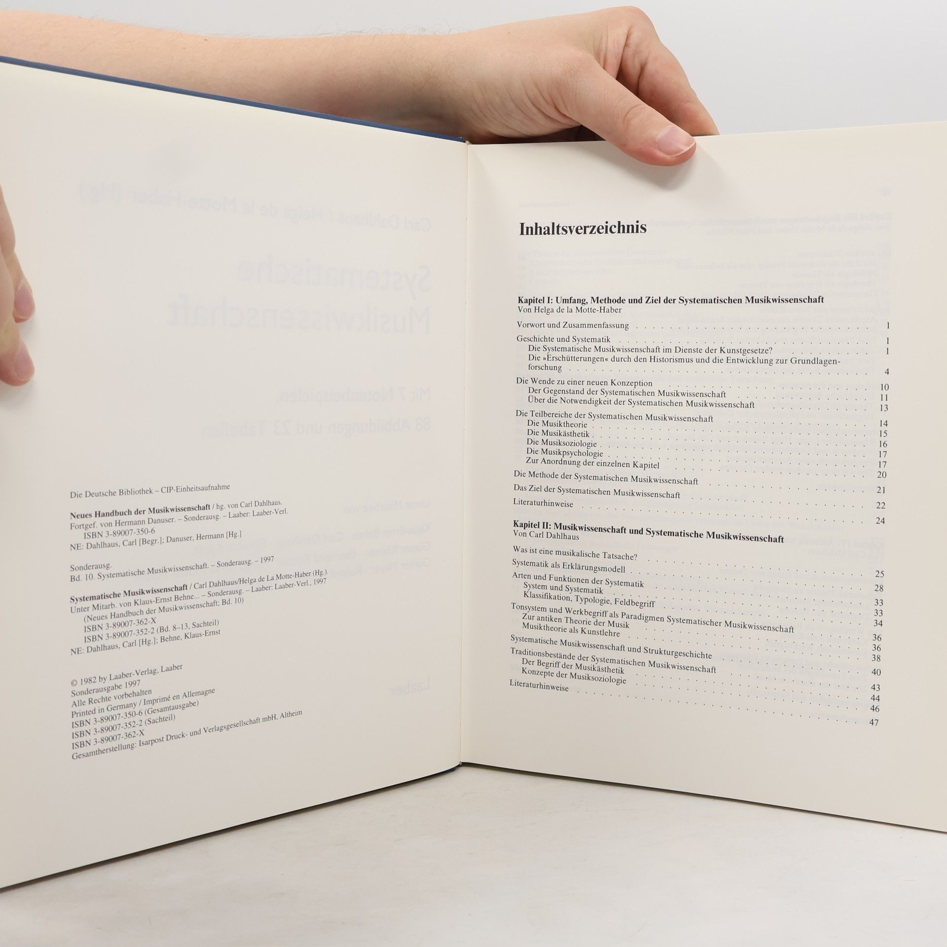 Carl Dahlhaus Neues Handbuch der Musikwissenschaft - 10: Systematische Musikwissenschaft