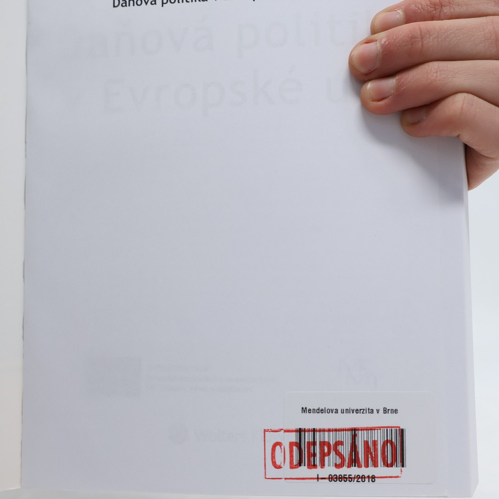 Danuše Nerudová Daňová politika v Evropské unii