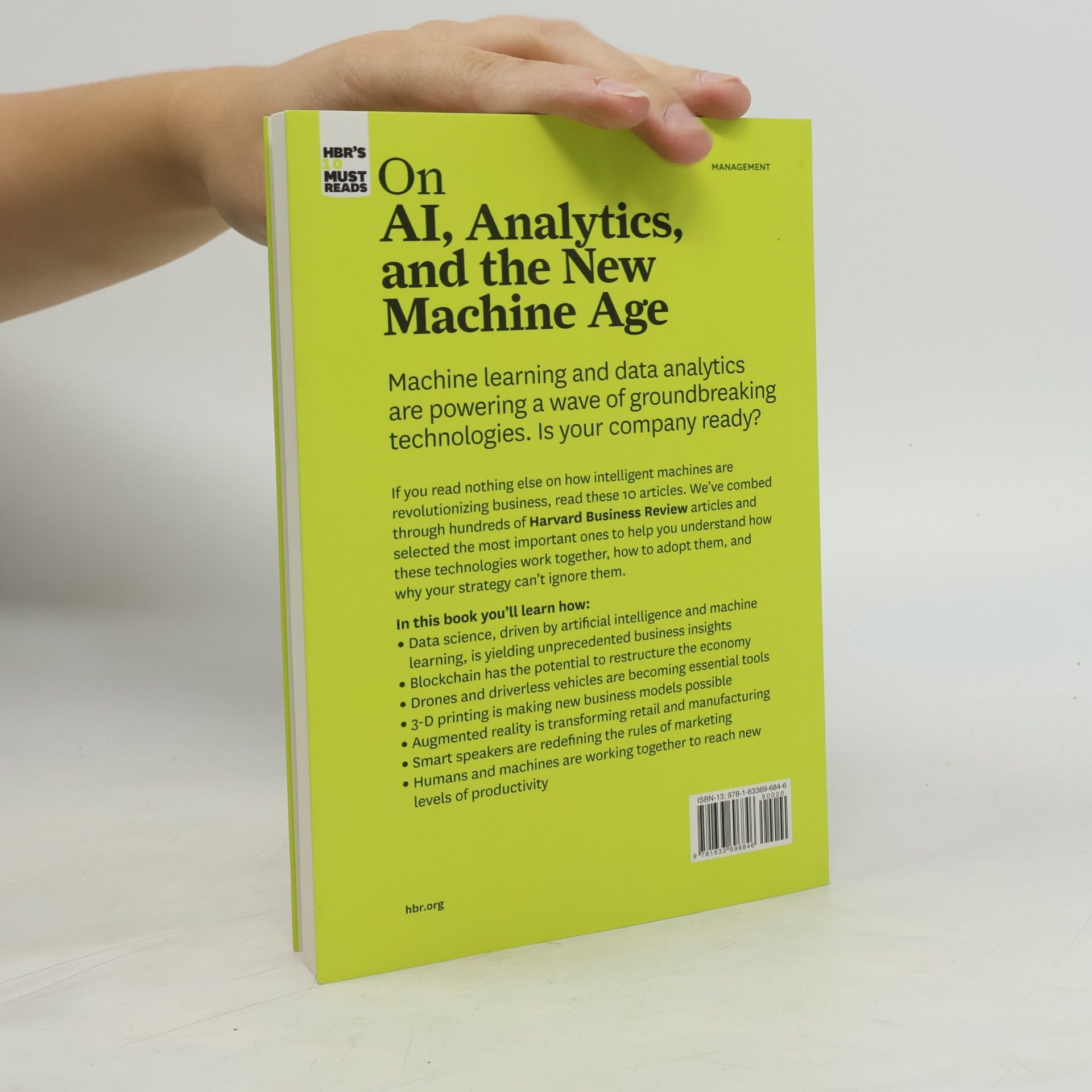 Thomas H. Davenport HBR's 10 Must Reads on AI, Analytics, and the New Machine Age