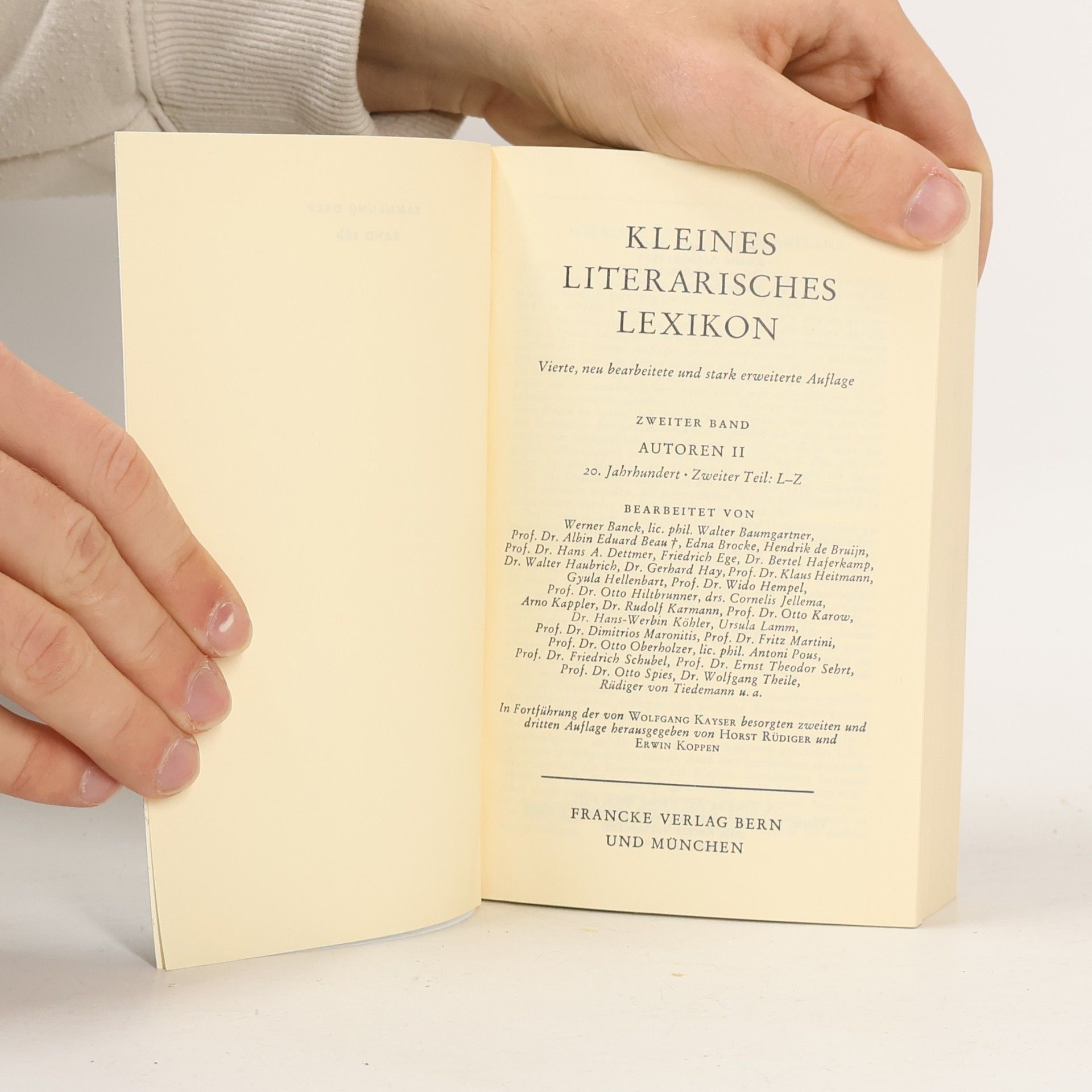 Autores varios Kleines literarisches Lexikon